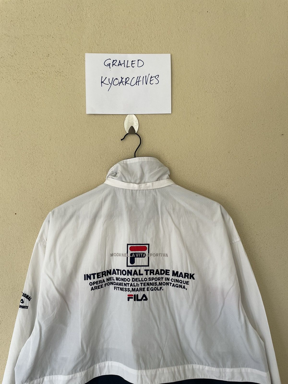 Fila VINTAGE FILA TRACK JACKET Size US L / EU 52-54 / 3 - 6 Thumbnail