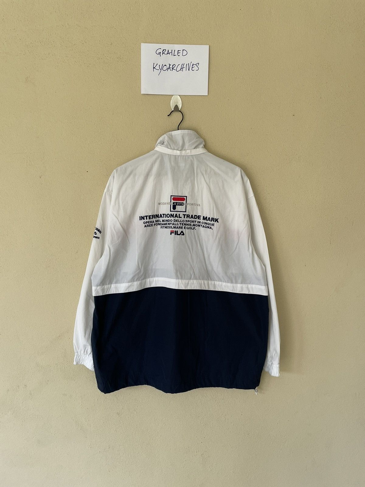 Fila VINTAGE FILA TRACK JACKET Size US L / EU 52-54 / 3 - 4 Thumbnail