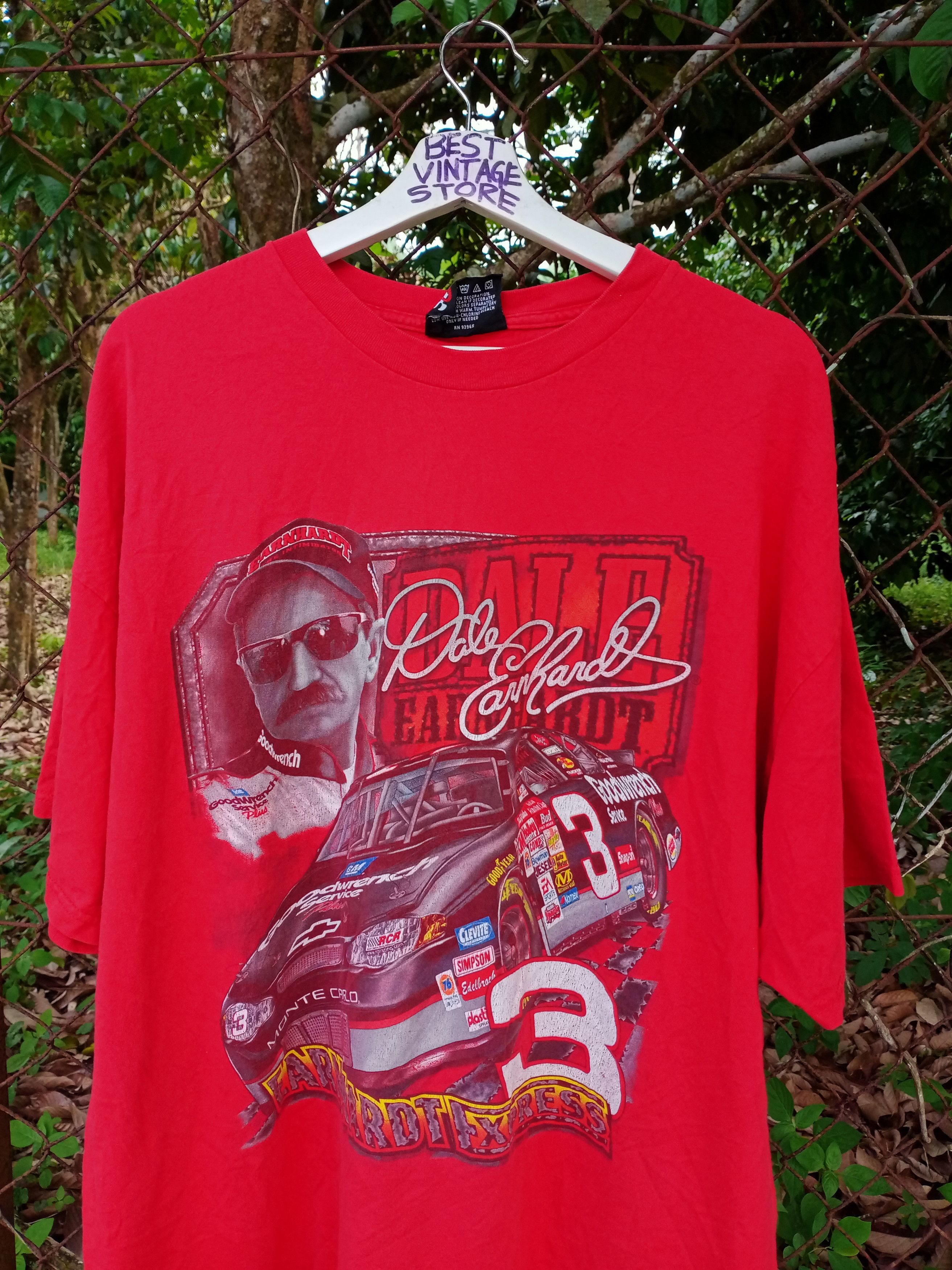 NASCAR Vintage Dale Earnhardt Jr Tee Size US XL / EU 56 / 4 - 2 Thumbnail