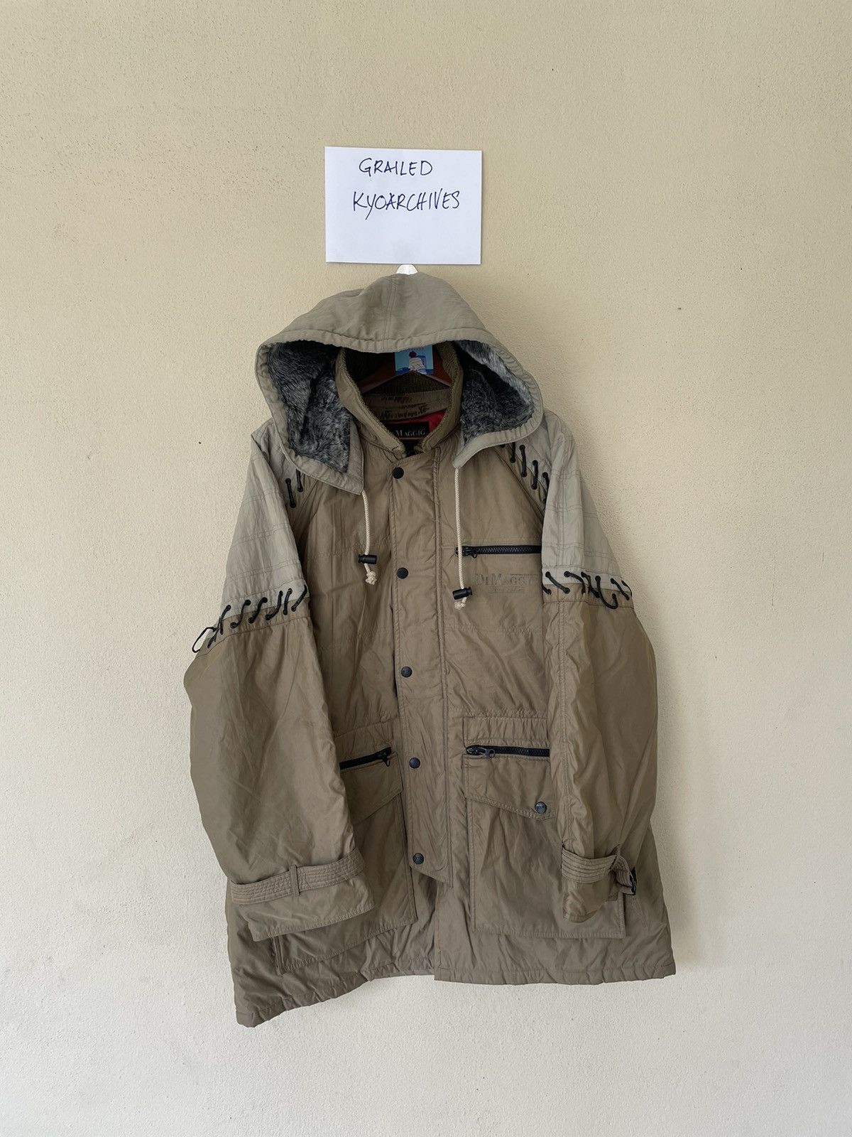 image of Avant Garde Di Maggio Parachutes Jacket in Mix, Men's (Size Medium)