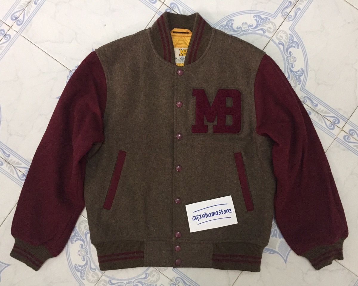 image of Macbeth x Varsity Jacket Mb Mac Beth Varsity Jacket, Men's (Size Medium)