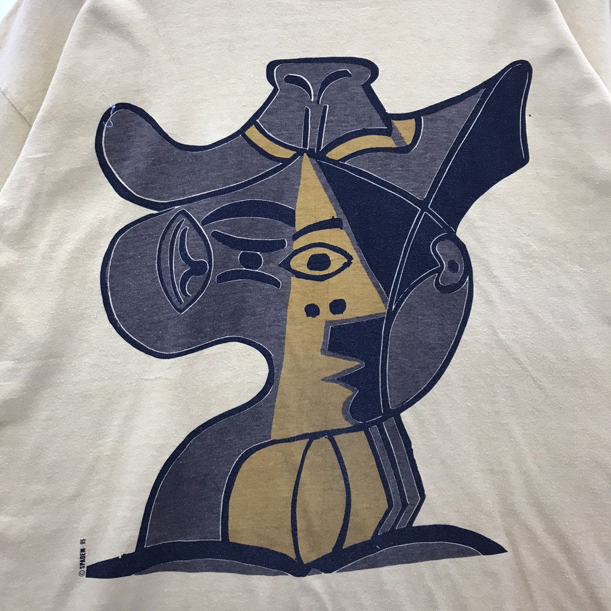 Vintage Rare!! Vintage Picasso Art T-shirt Size US L / EU 52-54 / 3 - 4 Thumbnail