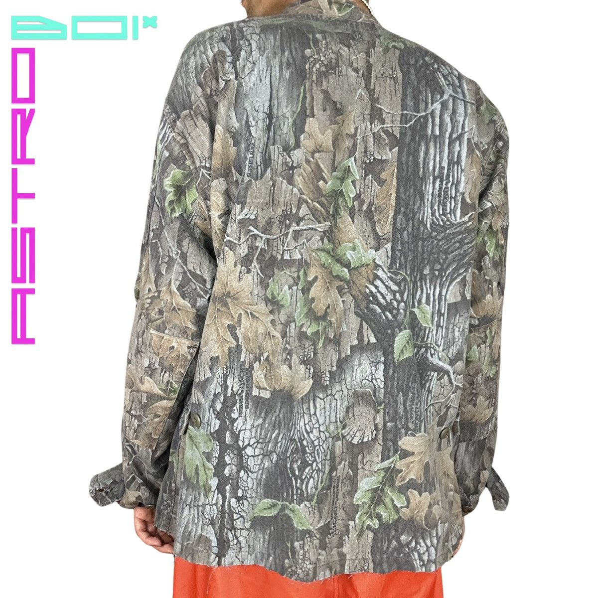 Vintage ASTROBOI* GRAY DECONSTRUCTED REAL TREE UTILITY JACKET _ XL Size US XL / EU 56 / 4 - 5 Thumbnail