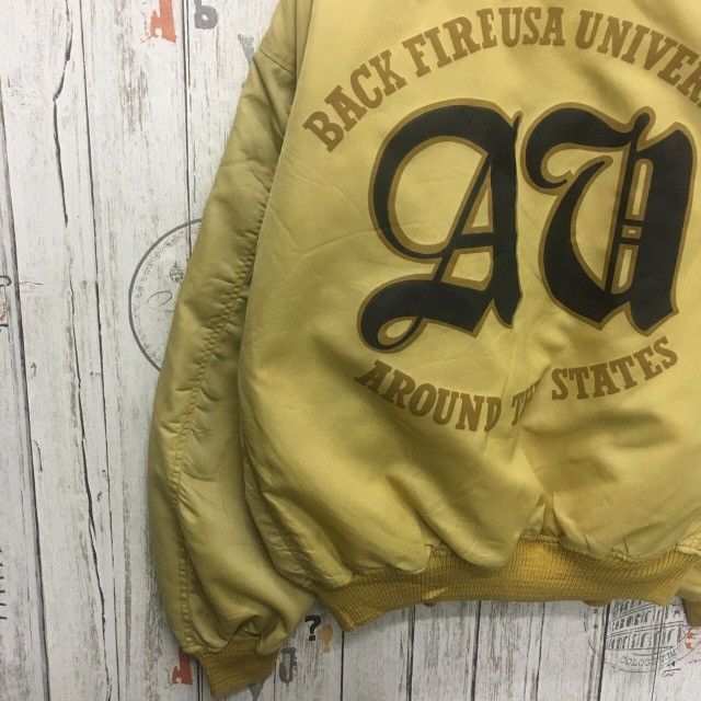Vintage 🔥vintage back fire university usa bombers jackets Size US XL / EU 56 / 4 - 4 Thumbnail