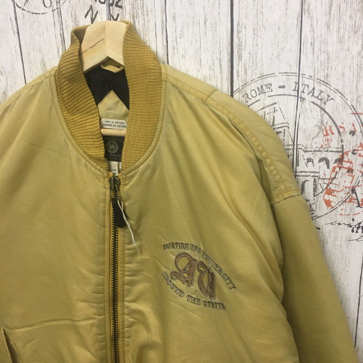 Vintage 🔥vintage back fire university usa bombers jackets Size US XL / EU 56 / 4 - 7 Thumbnail