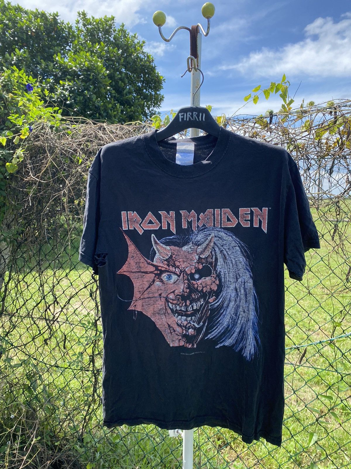 Vintage 2003 Thrashed Iron Maiden Tees
