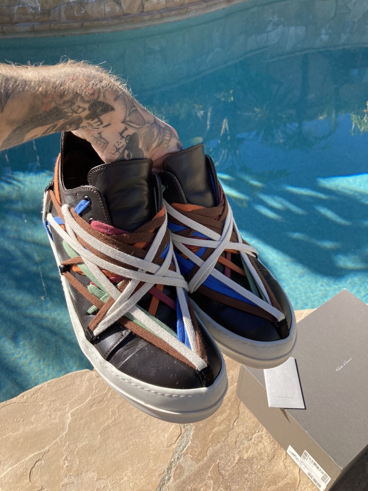 Rick Owens Leather Megalace Ramones | WHAT'S ON THE STAR?