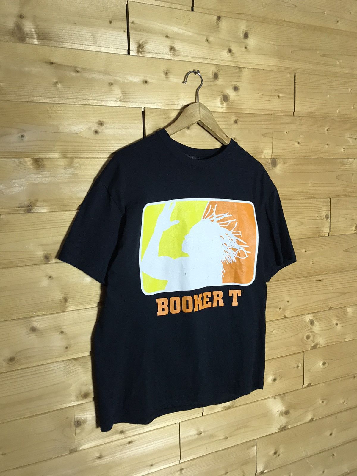 Vintage × WWE × WWF Vintage WWE Booker T t-shirt Size US L / EU 52-54 / 3 - 1 Thumbnail
