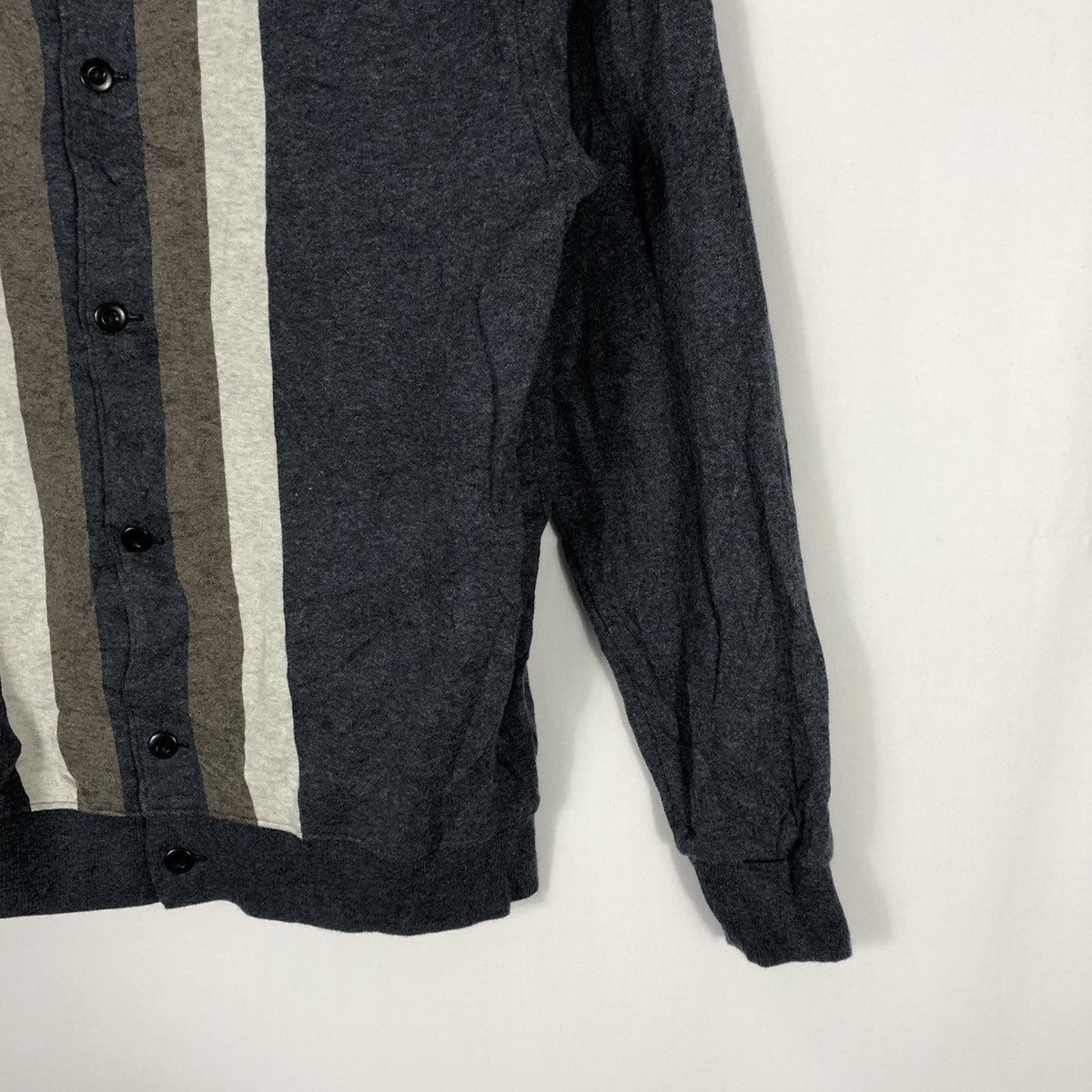 Aquascutum 🔥Rare🔥Aquascutum Stripes Casual Full Buttons Cardigans Size US S / EU 44-46 / 1 - 6 Thumbnail