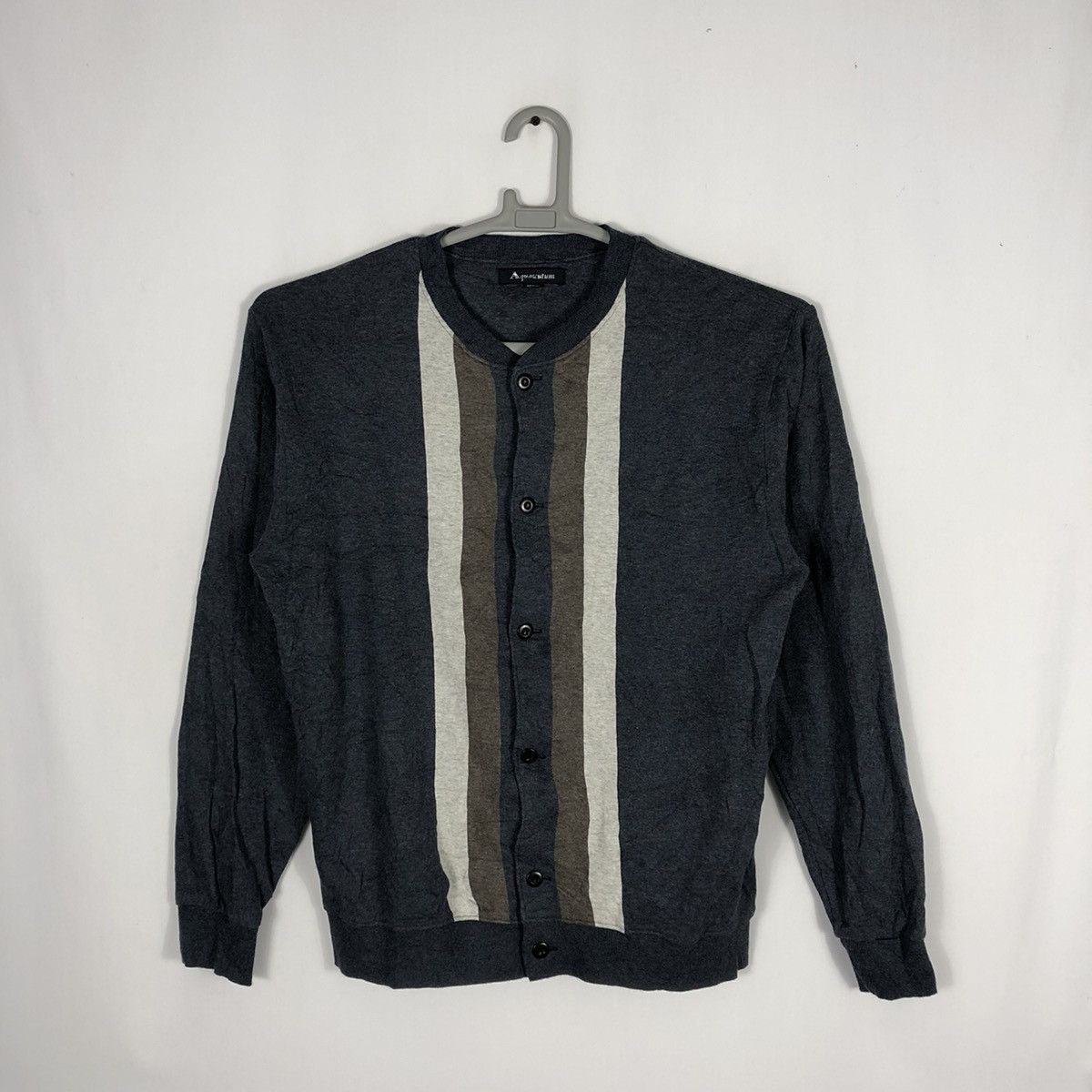 Aquascutum 🔥Rare🔥Aquascutum Stripes Casual Full Buttons Cardigans Size US S / EU 44-46 / 1 - 1 Thumbnail