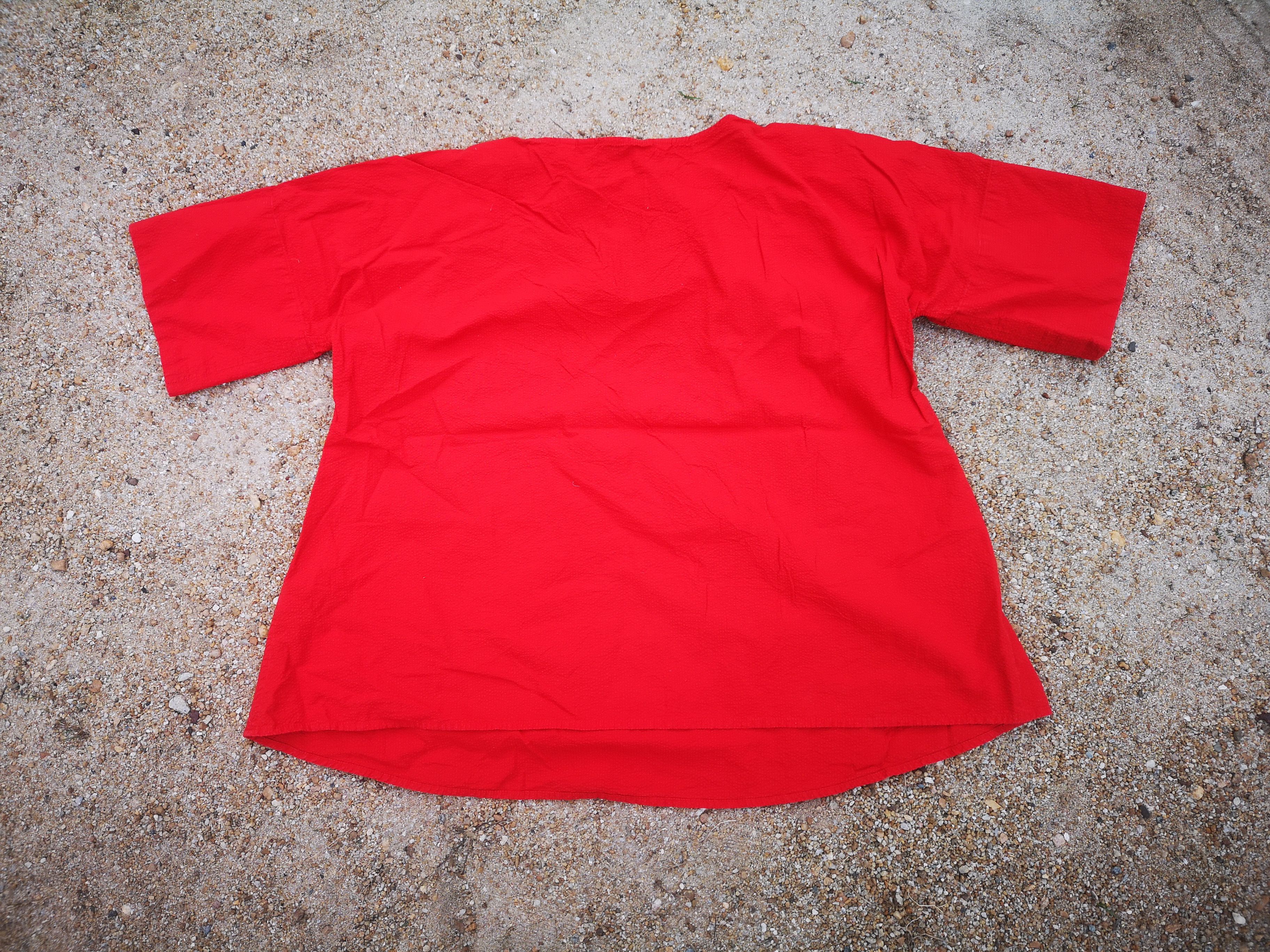 Lemaire × Uniqlo Lemaire Red Blouse Size M / US 6-8 / IT 42-44 - 2 Thumbnail