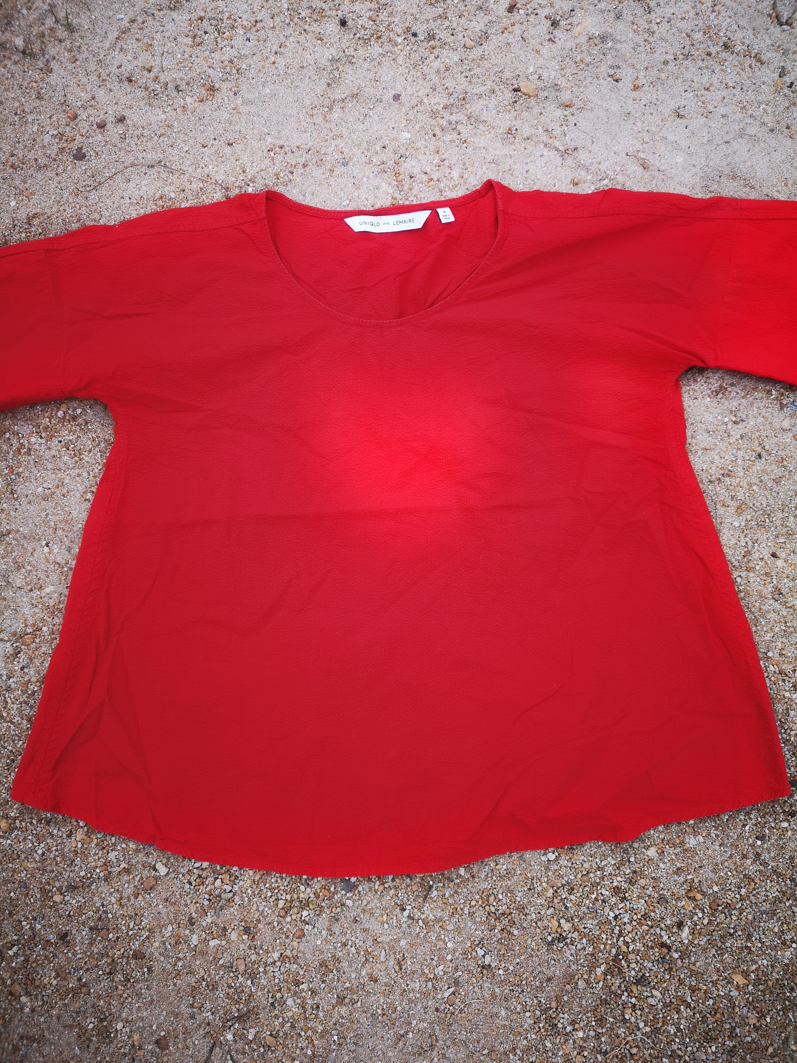 Lemaire × Uniqlo Lemaire Red Blouse Size M / US 6-8 / IT 42-44 - 3 Thumbnail