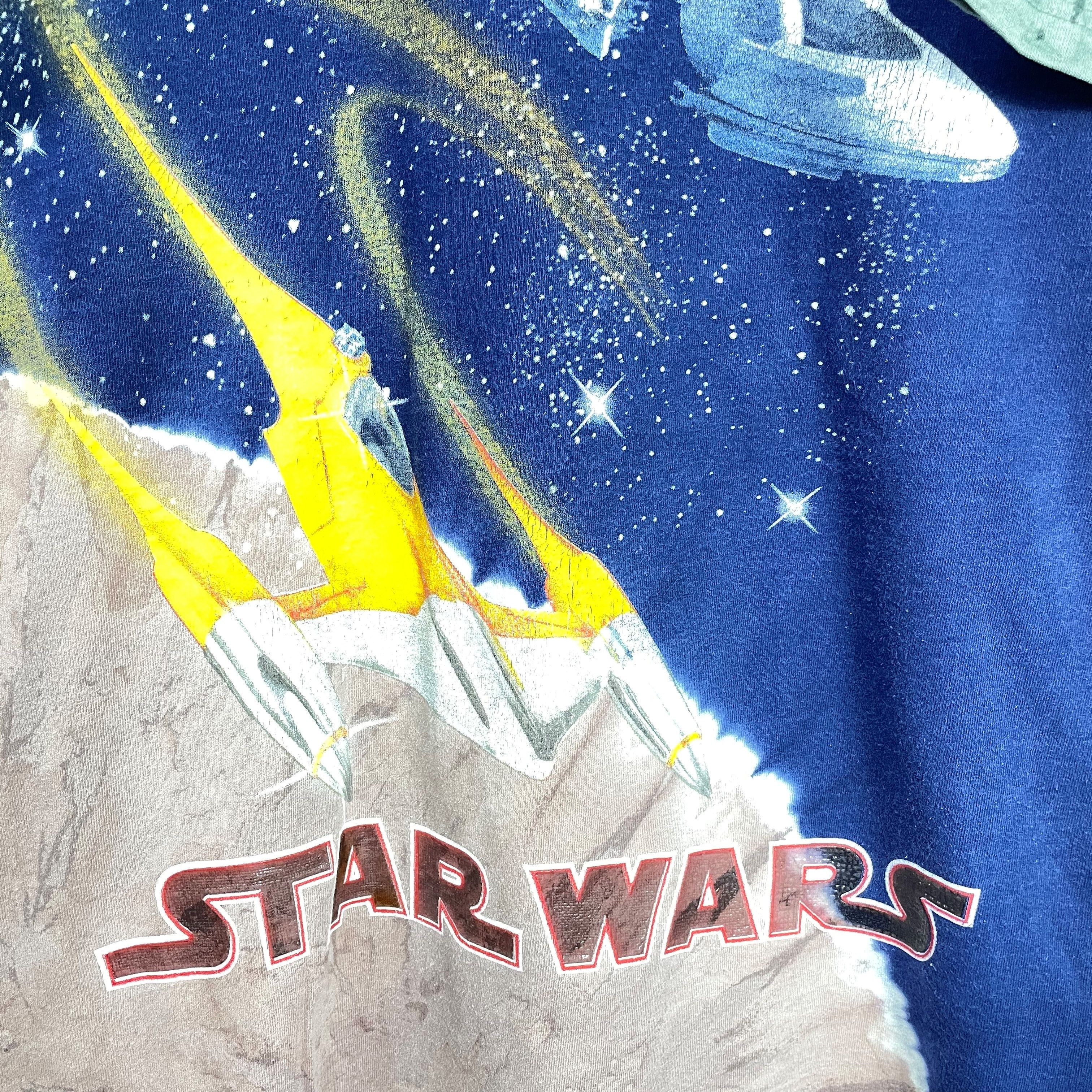 Star Wars × Vintage Vintage 90s Star Wars Movie t-shirt GTMB627 Size US XL / EU 56 / 4 - 3 Thumbnail