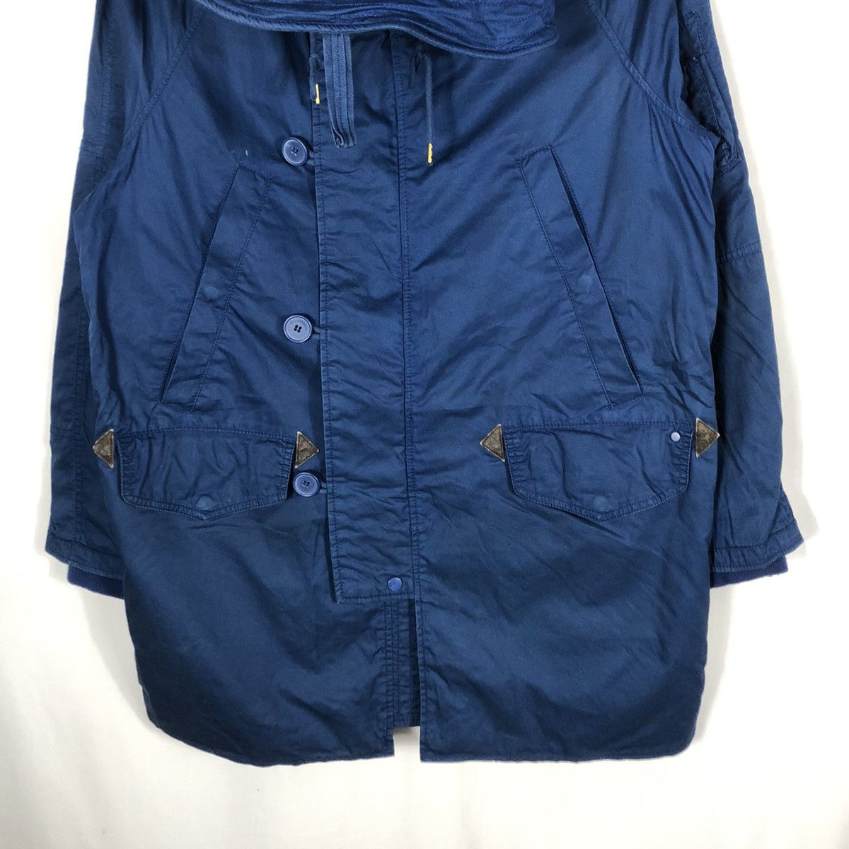 Kai Aakmann 🔥Rare🔥🇰🇷Kai Aakmann Unisex Fishing Tail Parkas Hoodie Jacket Size US L / EU 52-54 / 3 - 4 Thumbnail