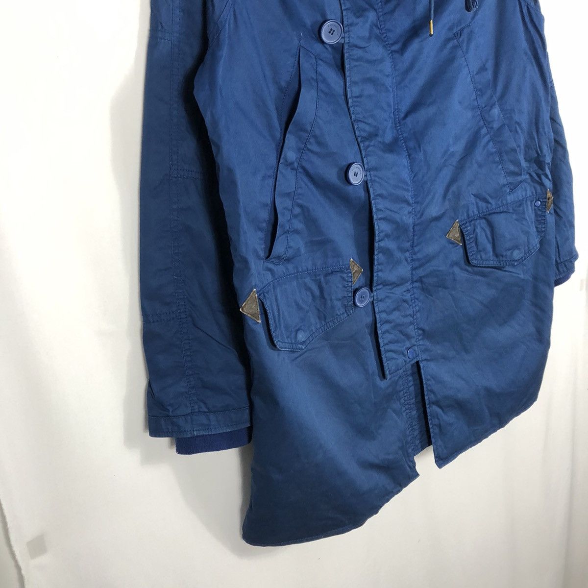 Kai Aakmann 🔥Rare🔥🇰🇷Kai Aakmann Unisex Fishing Tail Parkas Hoodie Jacket Size US L / EU 52-54 / 3 - 9 Thumbnail