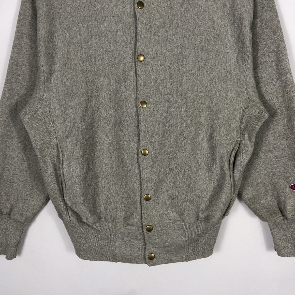 Champion × Vintage 🔥OG🔥90s🔥Champion Reverse Weave Full Buttons Varsity Jacket Size US M / EU 48-50 / 2 - 3 Thumbnail