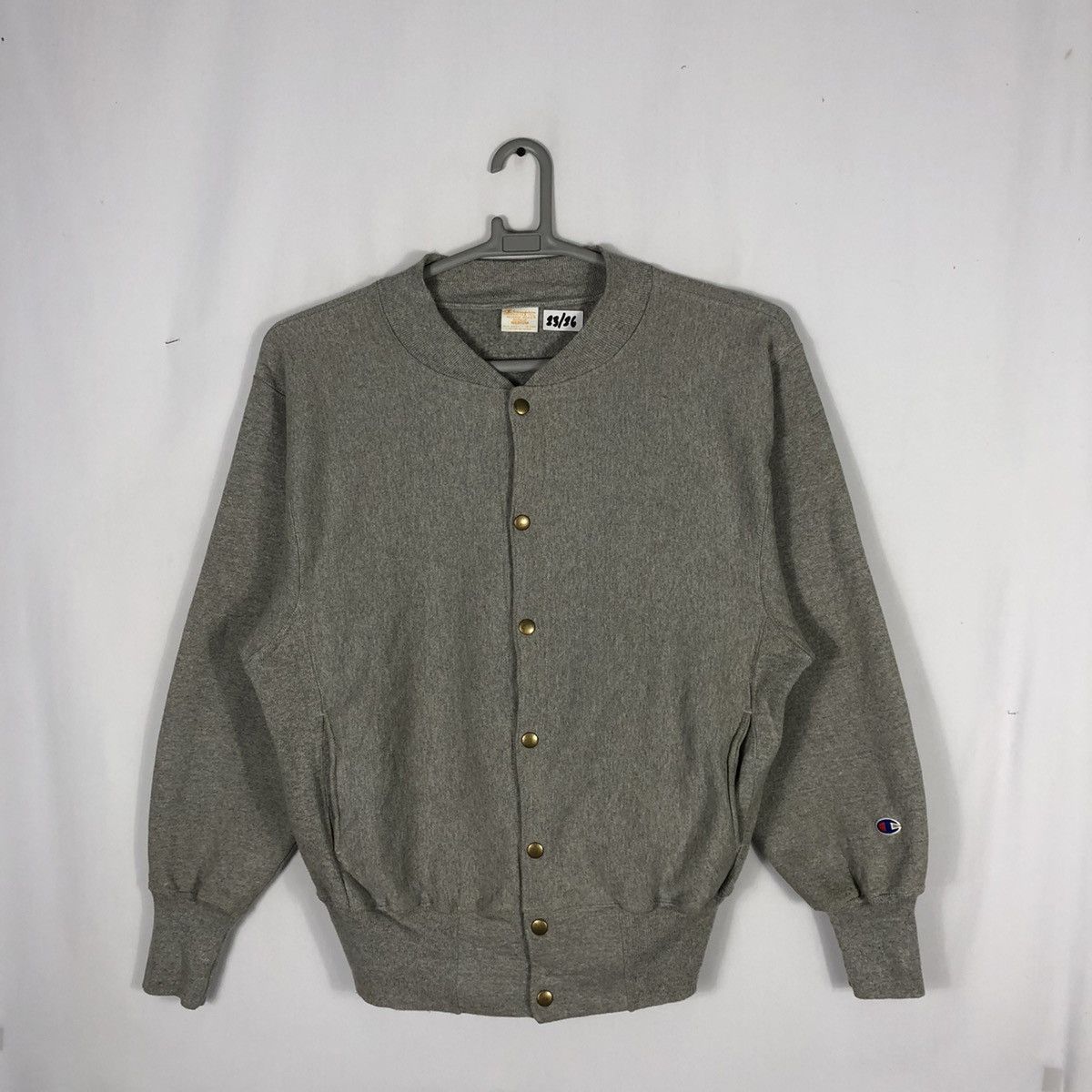 Champion × Vintage 🔥OG🔥90s🔥Champion Reverse Weave Full Buttons Varsity Jacket Size US M / EU 48-50 / 2 - 1 Thumbnail
