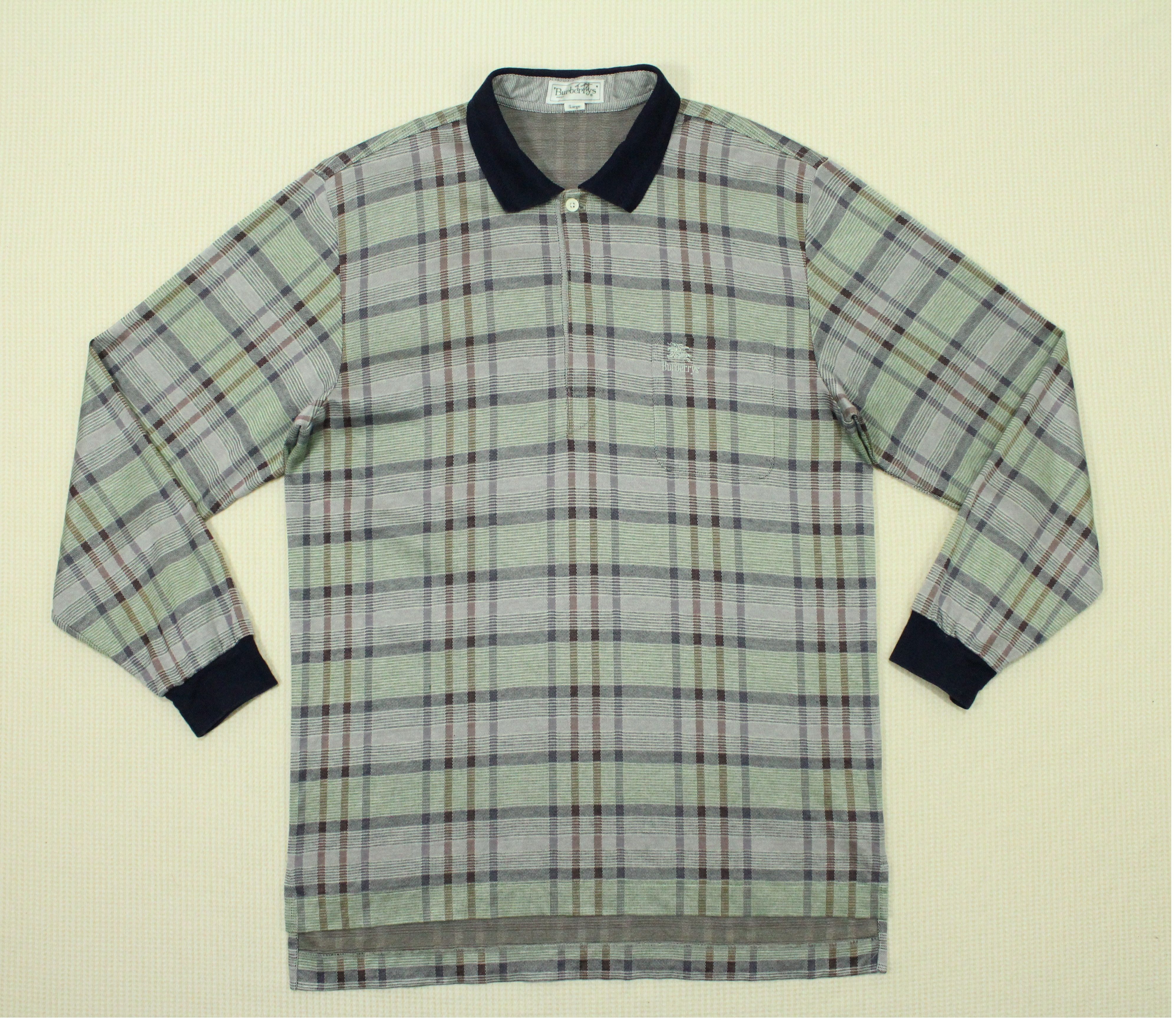 Burberry BURBERRYS Shirt Polo Novacheck Vintage Burberry Size US M / EU 48-50 / 2 - 3 Thumbnail