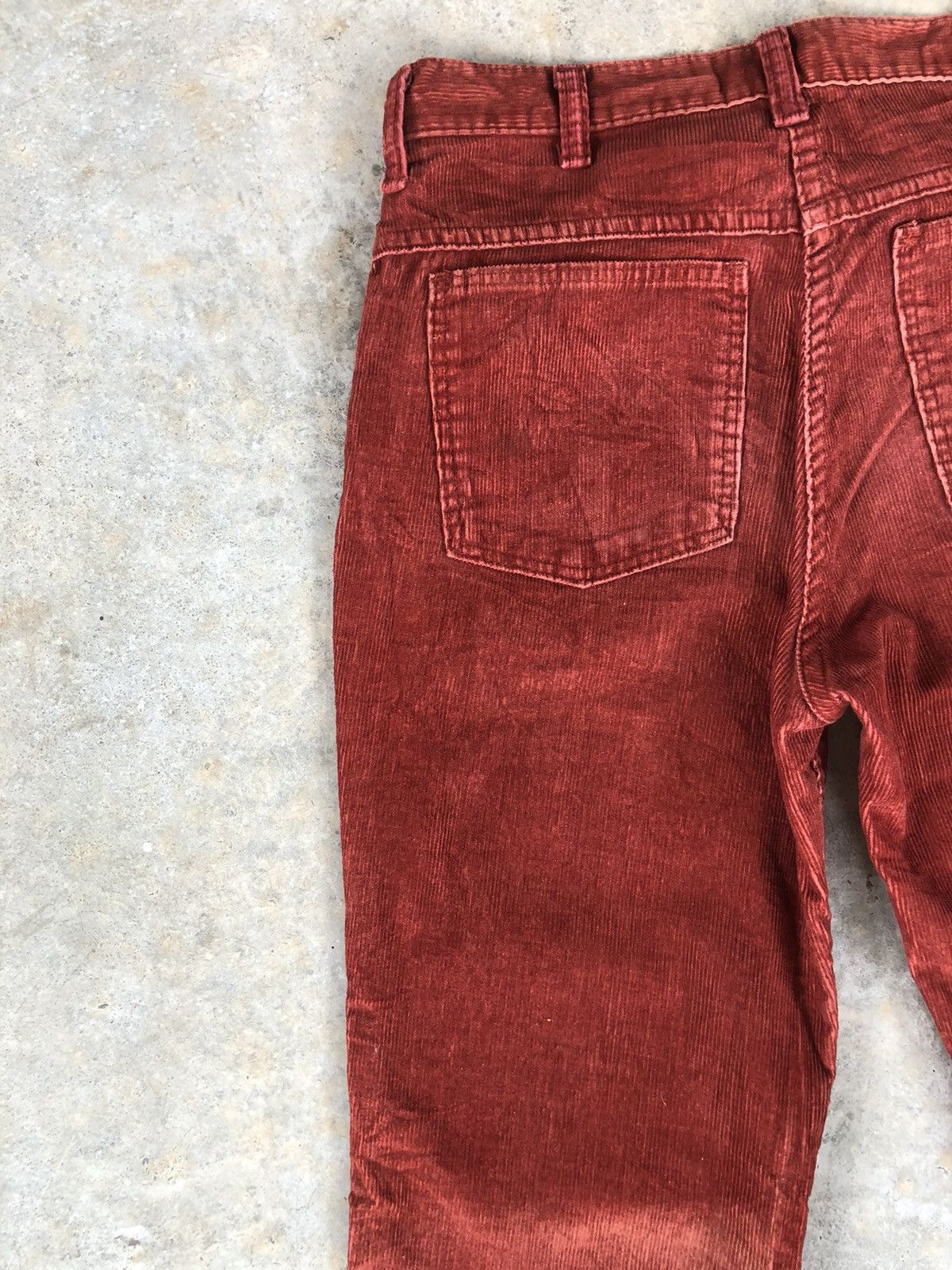 If Six Was Nine Vintage 70’s Wrangler Corduroy Flared Jeans Size US 29 - 9 Thumbnail
