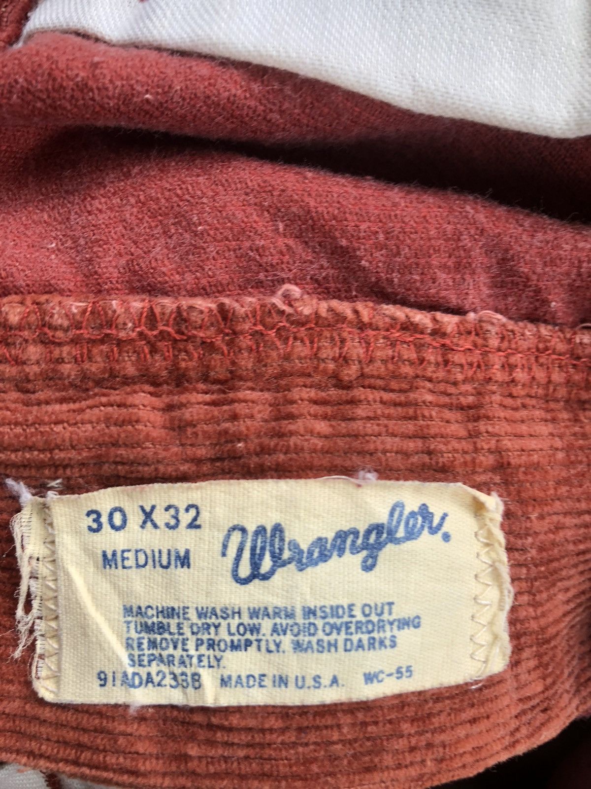 If Six Was Nine Vintage 70’s Wrangler Corduroy Flared Jeans Size US 29 - 13 Thumbnail