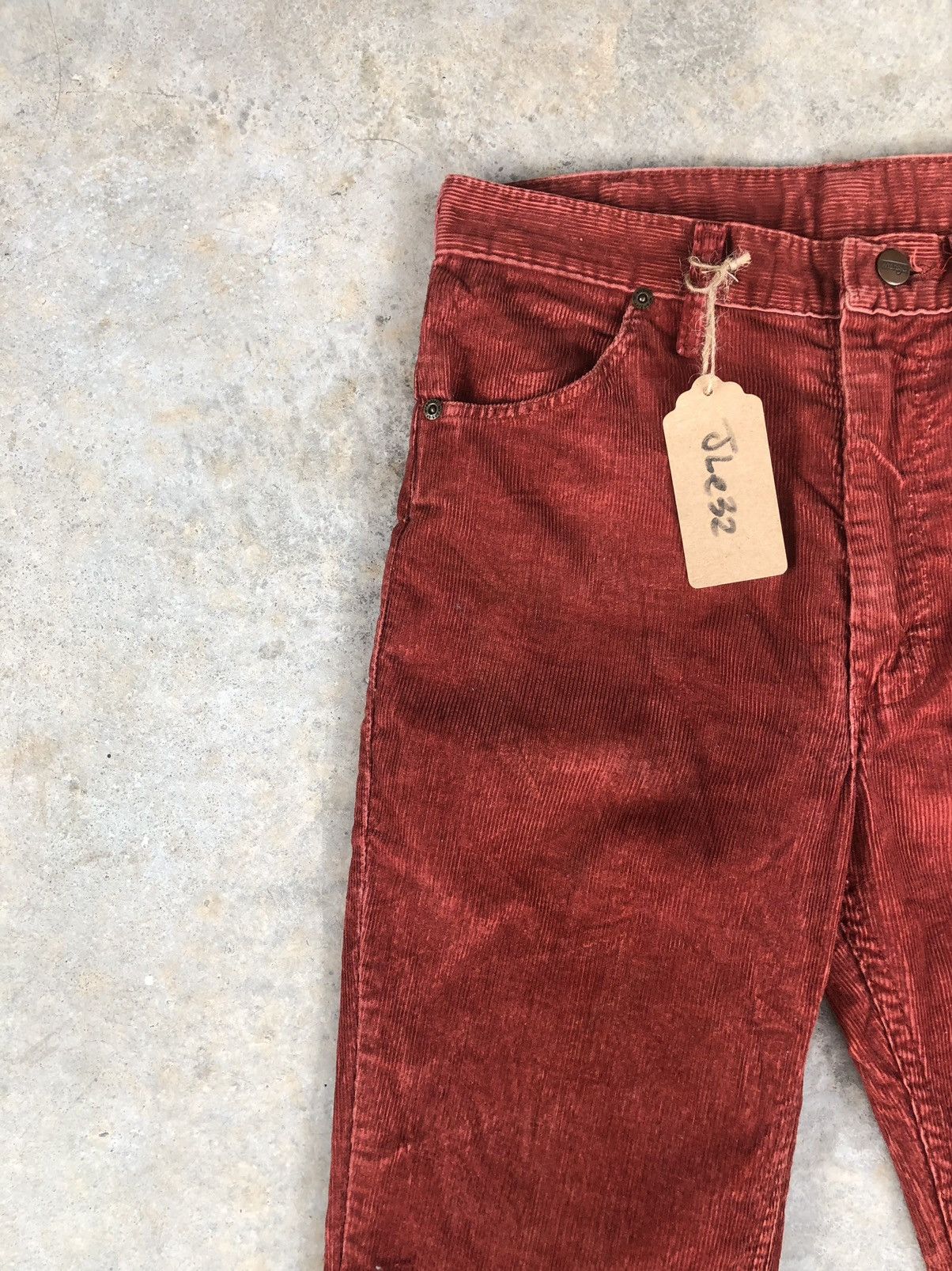 If Six Was Nine Vintage 70’s Wrangler Corduroy Flared Jeans Size US 29 - 4 Thumbnail