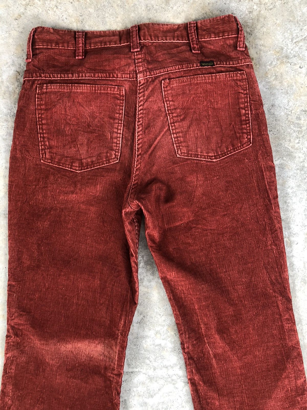 If Six Was Nine Vintage 70’s Wrangler Corduroy Flared Jeans Size US 29 - 8 Thumbnail