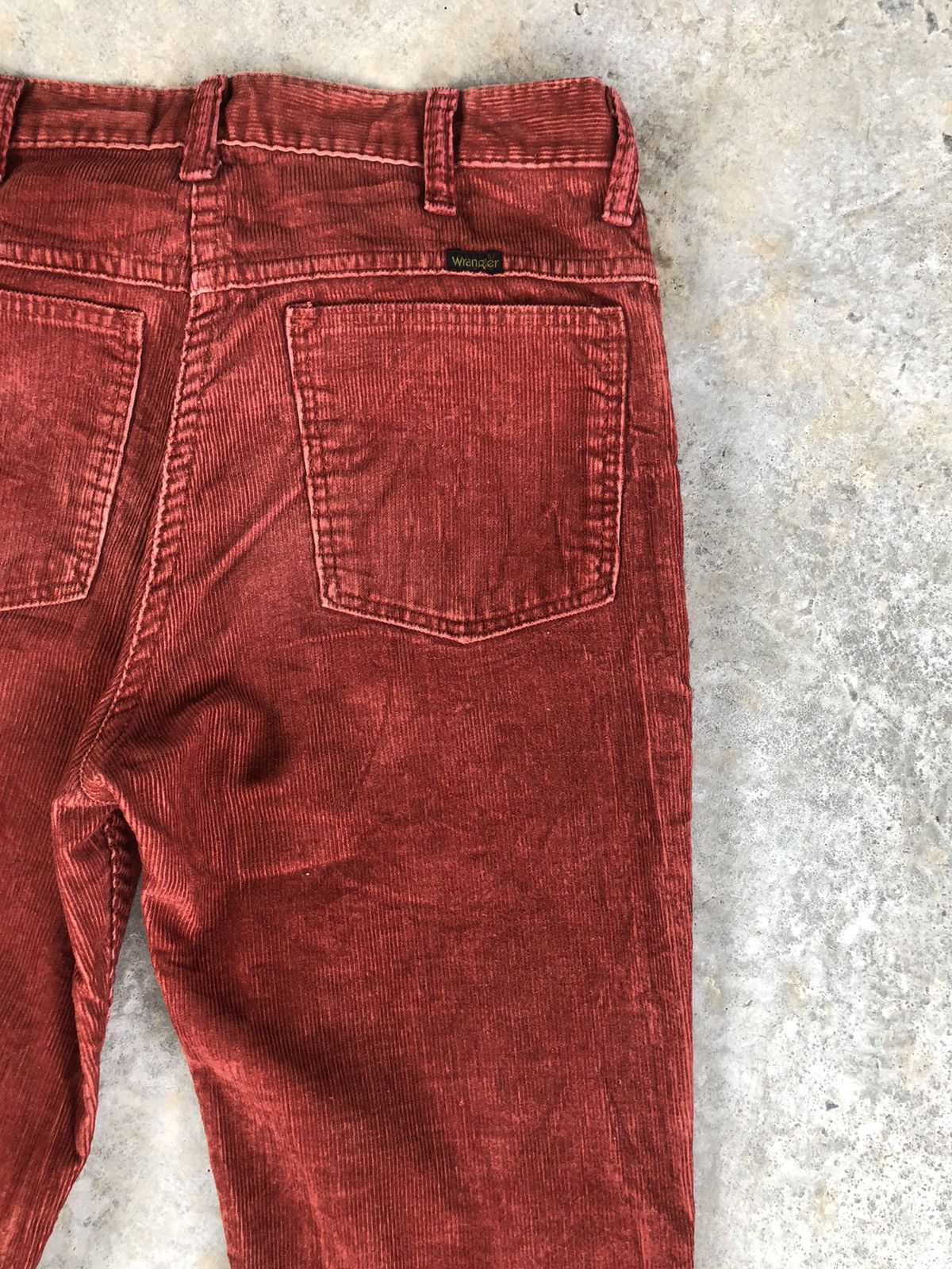 If Six Was Nine Vintage 70’s Wrangler Corduroy Flared Jeans Size US 29 - 10 Thumbnail