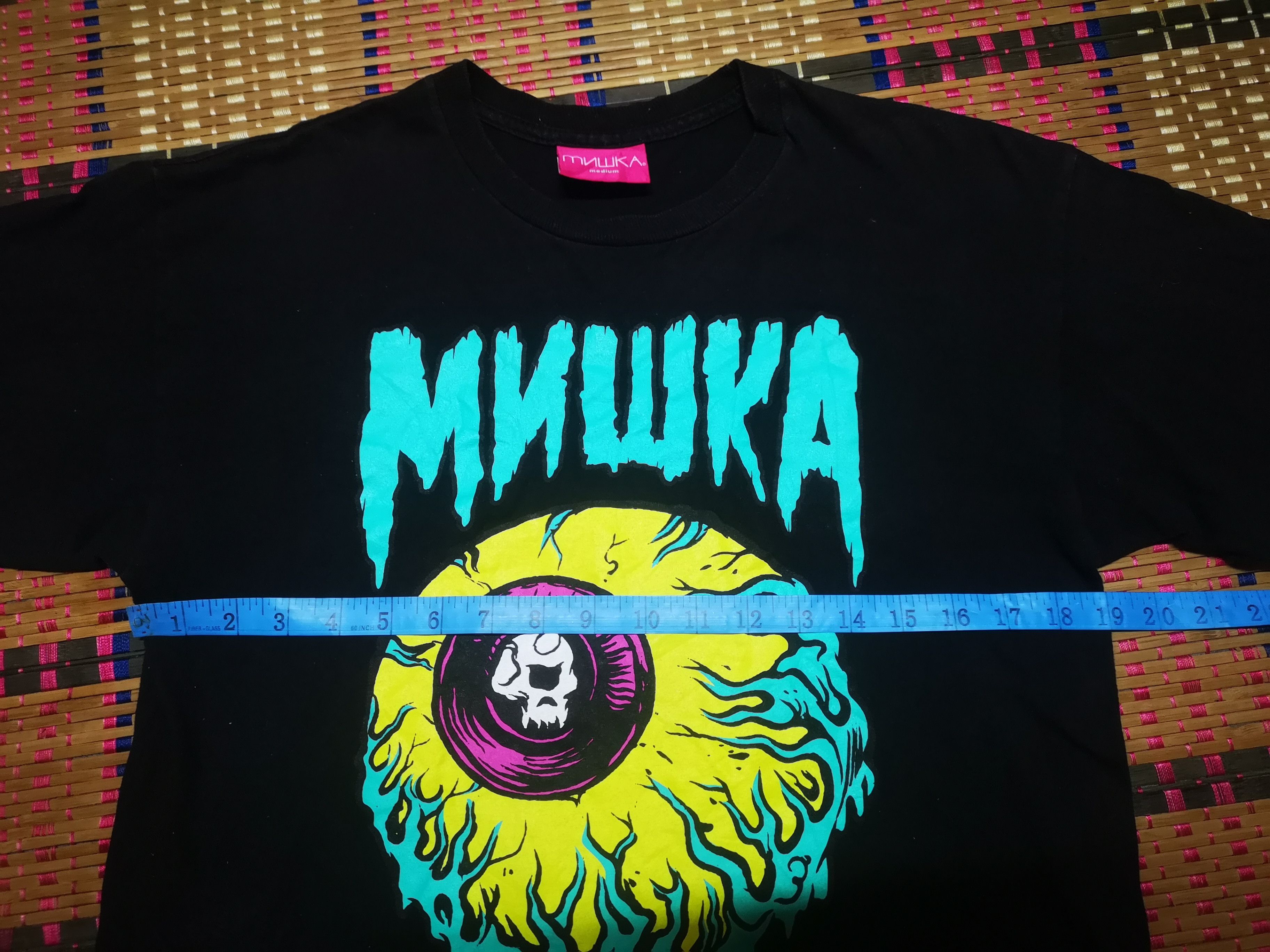 Japanese Brand MNWKA Shirt Eyes Design Size US M / EU 48-50 / 2 - 7 Thumbnail