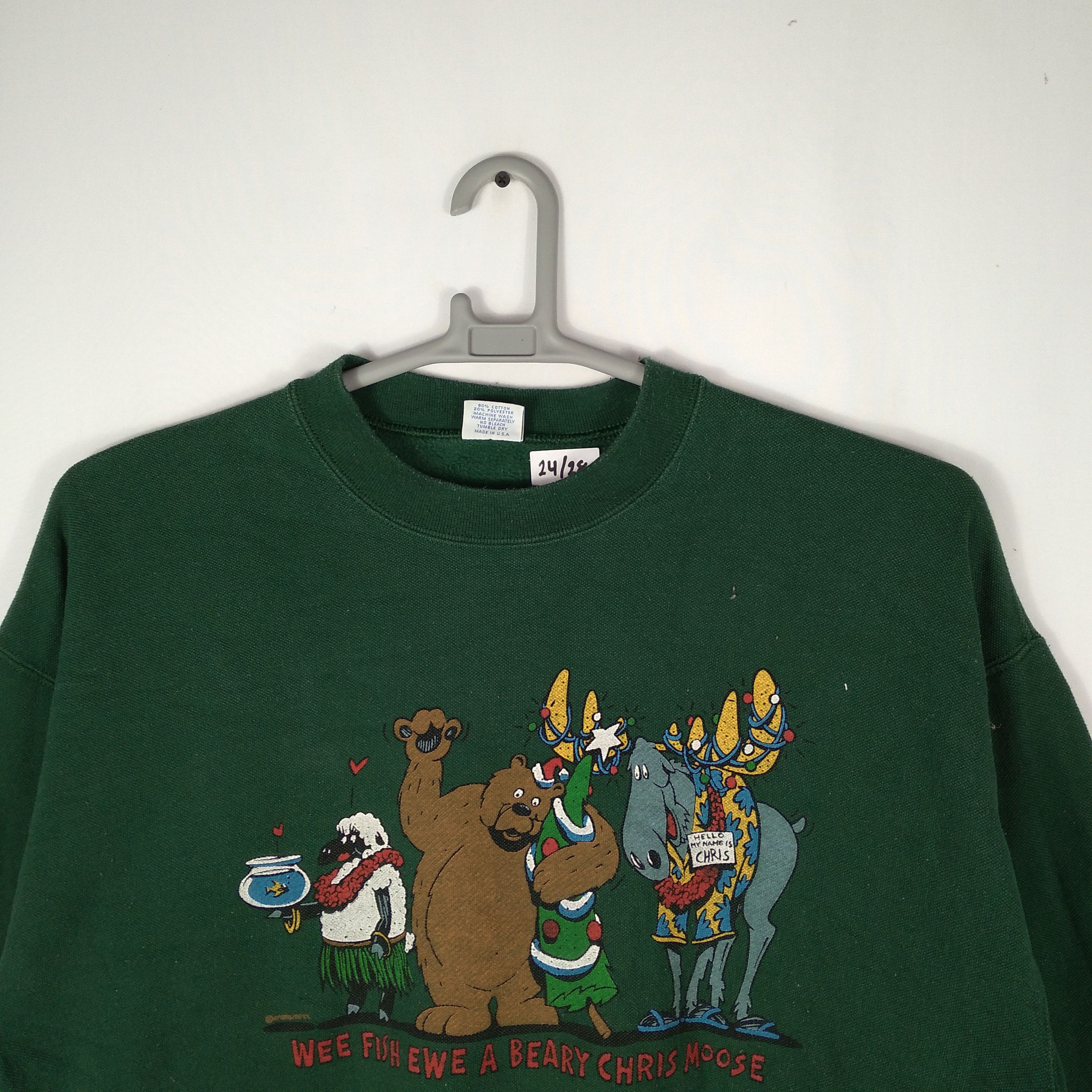 Vintage Vintage 90s Crazy Shirts Cartoon Double Print Sweatshirts Size US M / EU 48-50 / 2 - 2 Thumbnail