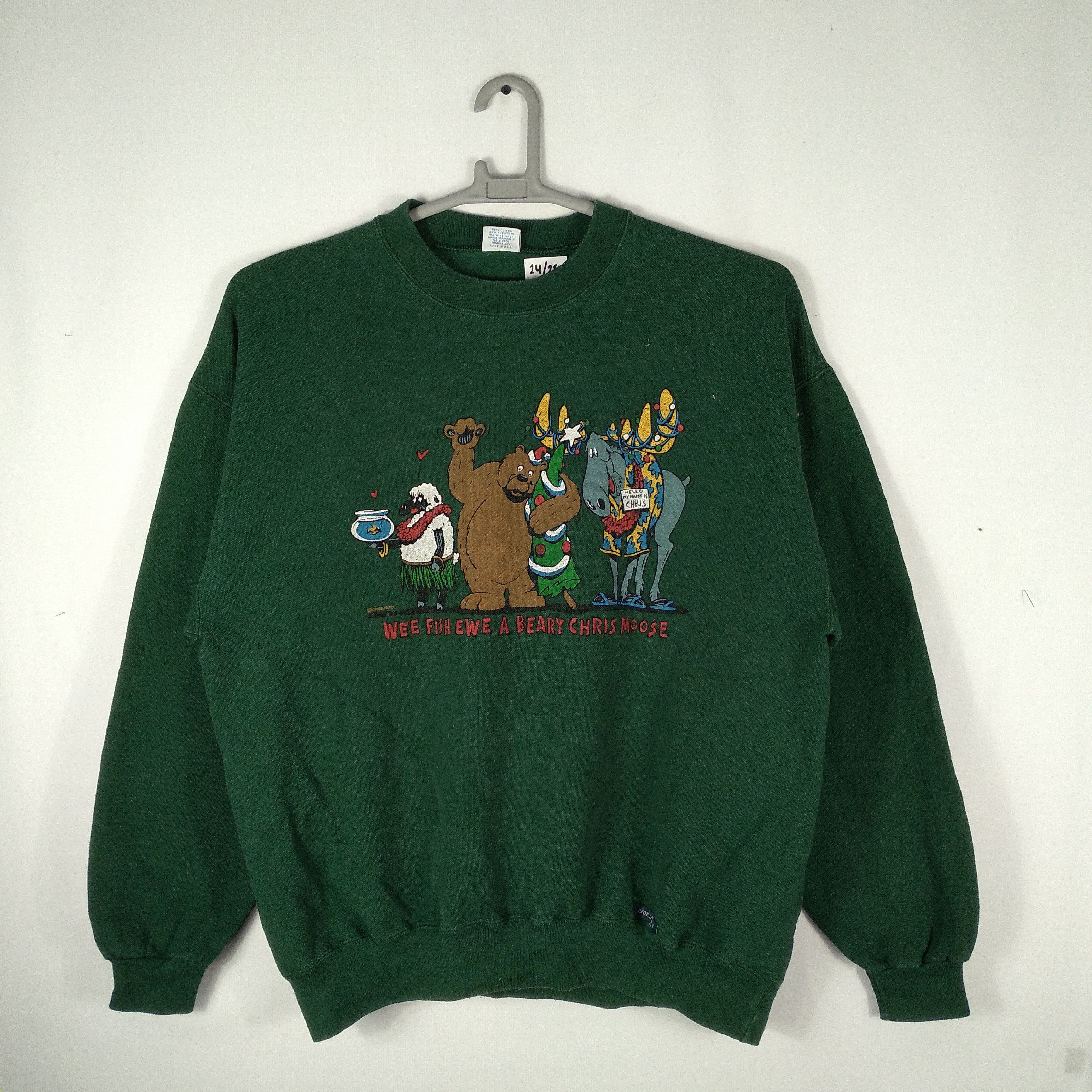 Vintage Vintage 90s Crazy Shirts Cartoon Double Print Sweatshirts Size US M / EU 48-50 / 2 - 1 Thumbnail