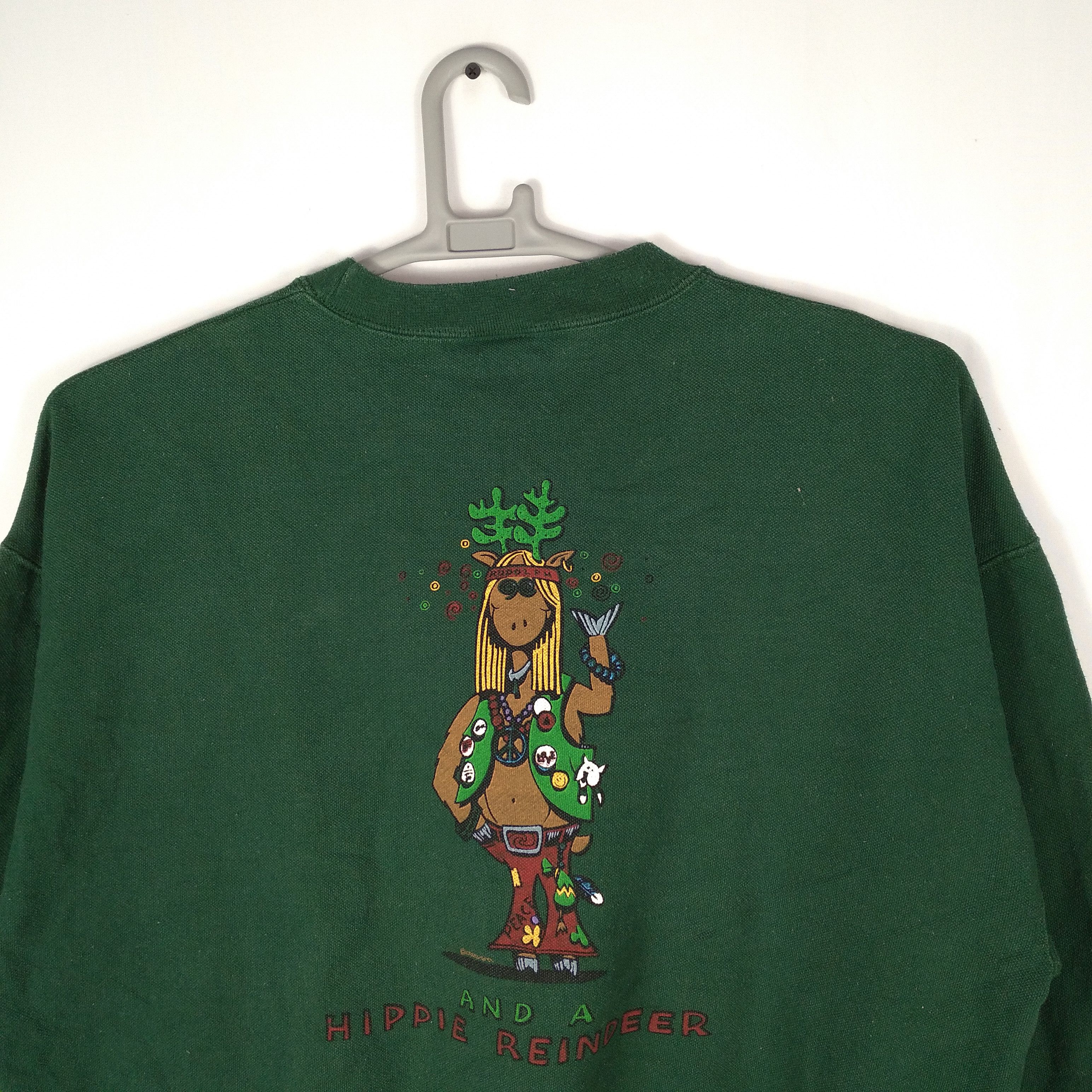 Vintage Vintage 90s Crazy Shirts Cartoon Double Print Sweatshirts Size US M / EU 48-50 / 2 - 6 Thumbnail