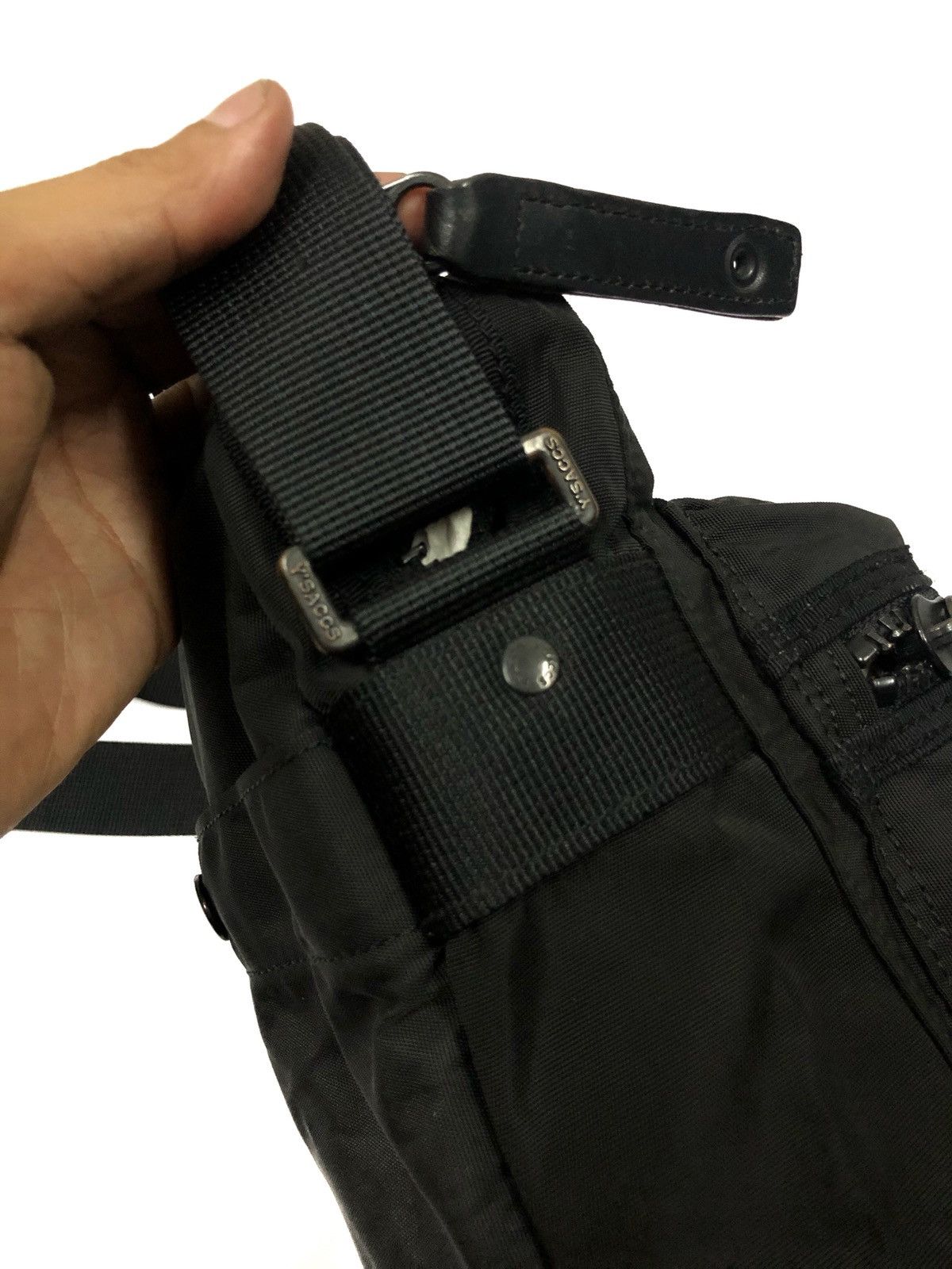 Yohji Yamamoto GRAIL🔥YYPH Minimal Canvas Utility Shoulder Bag Size ONE SIZE - 7 Thumbnail