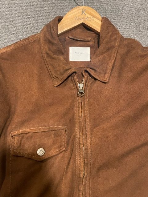 Billy Reid Cafe Suede Racer Bomber Jacket Grailed