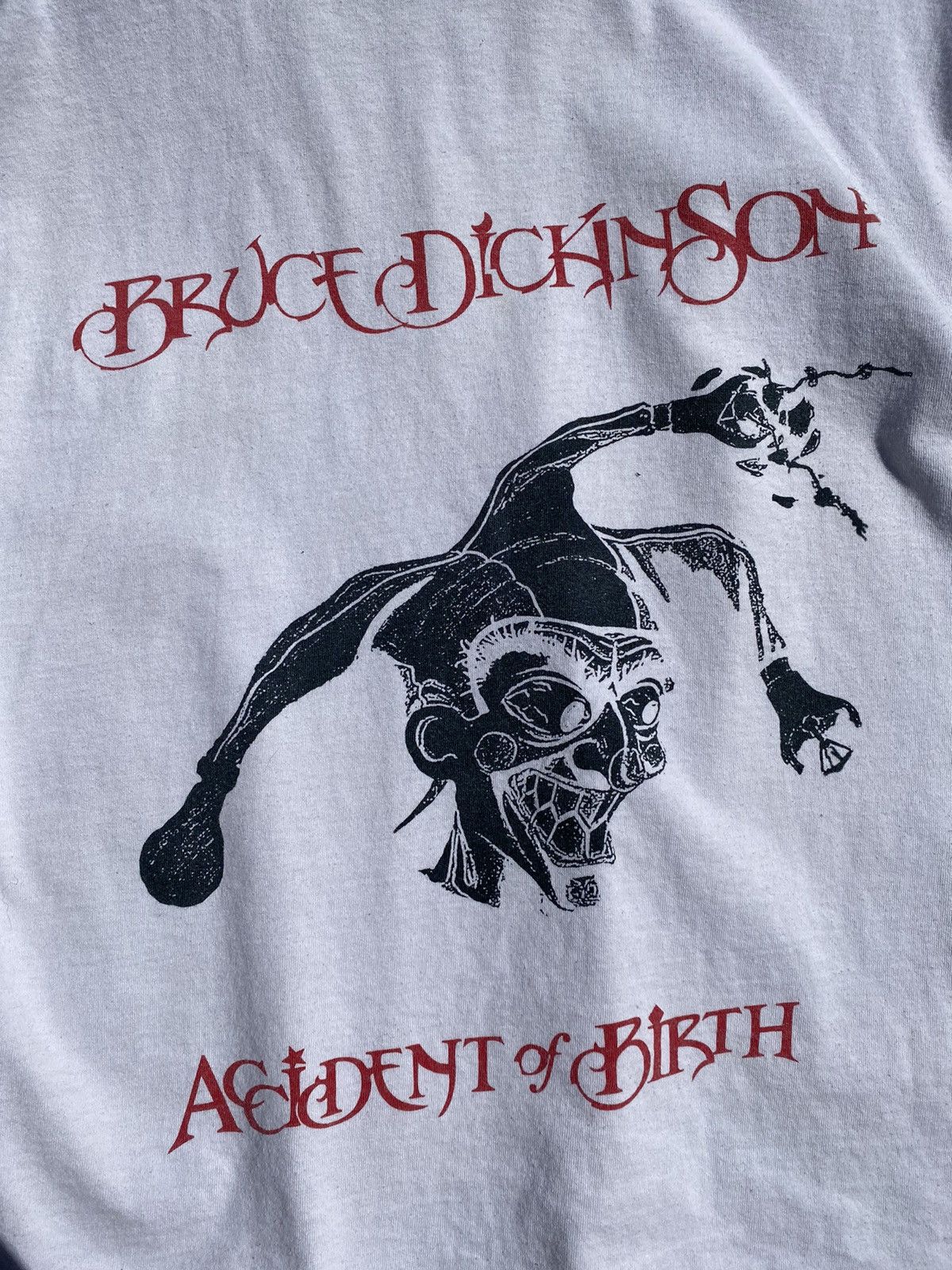 Band Tees × Japanese Brand × Vintage Vintage 90s Bruce Dickinson Accident Of Birth Band Tee Size US L / EU 52-54 / 3 - 8 Thumbnail