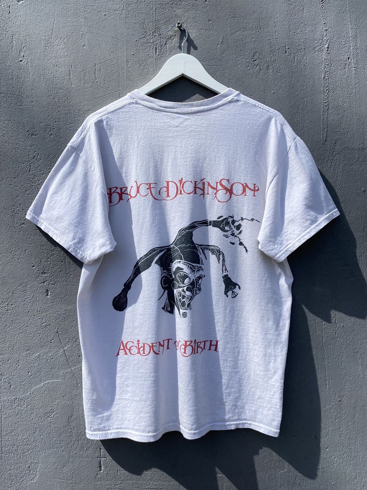 Band Tees × Japanese Brand × Vintage Vintage 90s Bruce Dickinson Accident Of Birth Band Tee Size US L / EU 52-54 / 3 - 6 Thumbnail