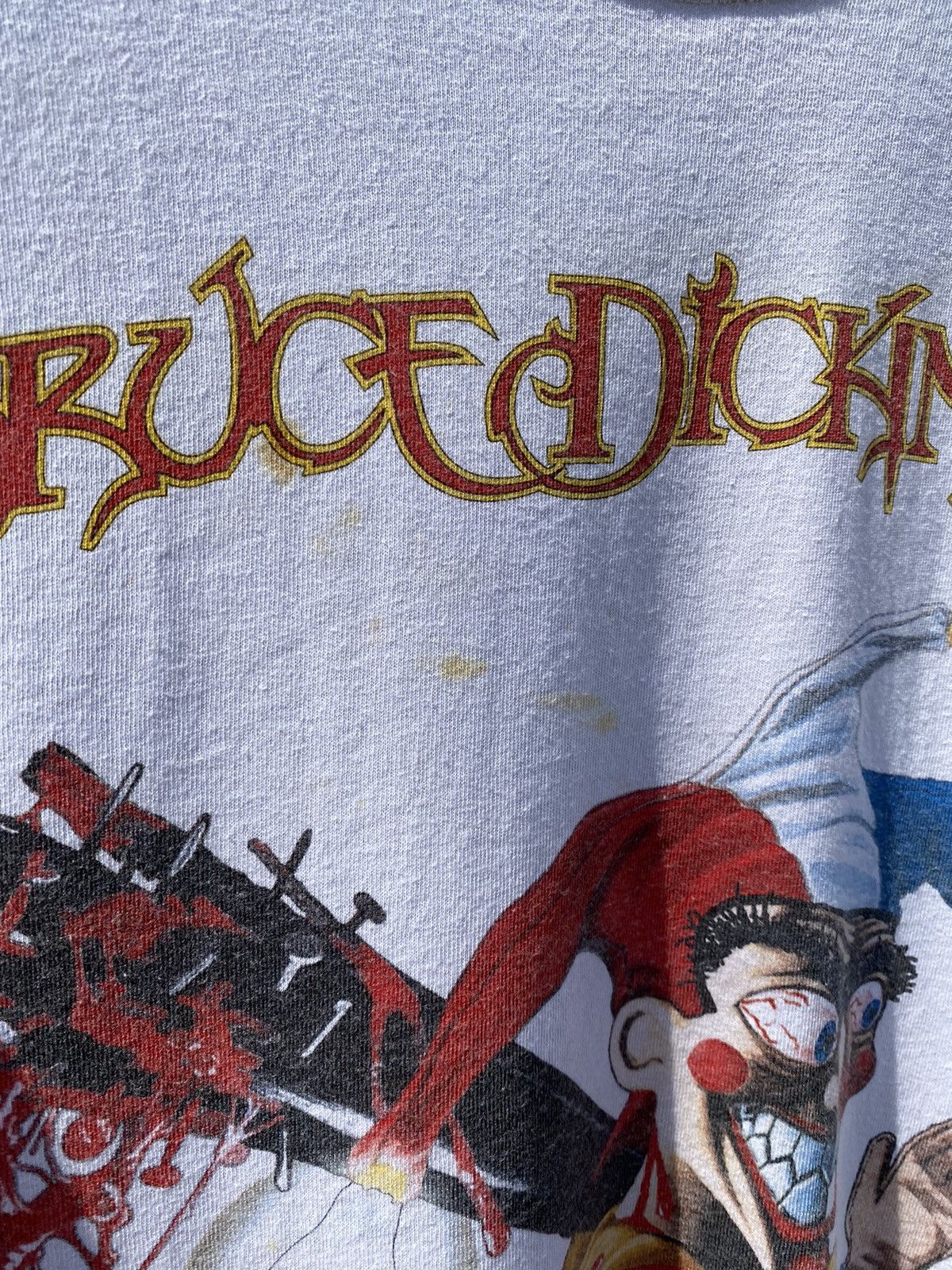 Band Tees × Japanese Brand × Vintage Vintage 90s Bruce Dickinson Accident Of Birth Band Tee Size US L / EU 52-54 / 3 - 4 Thumbnail