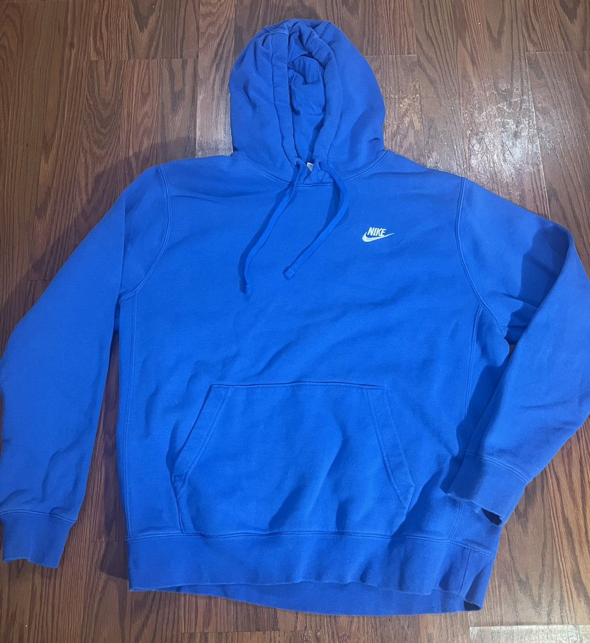 mens nike hoodie blue