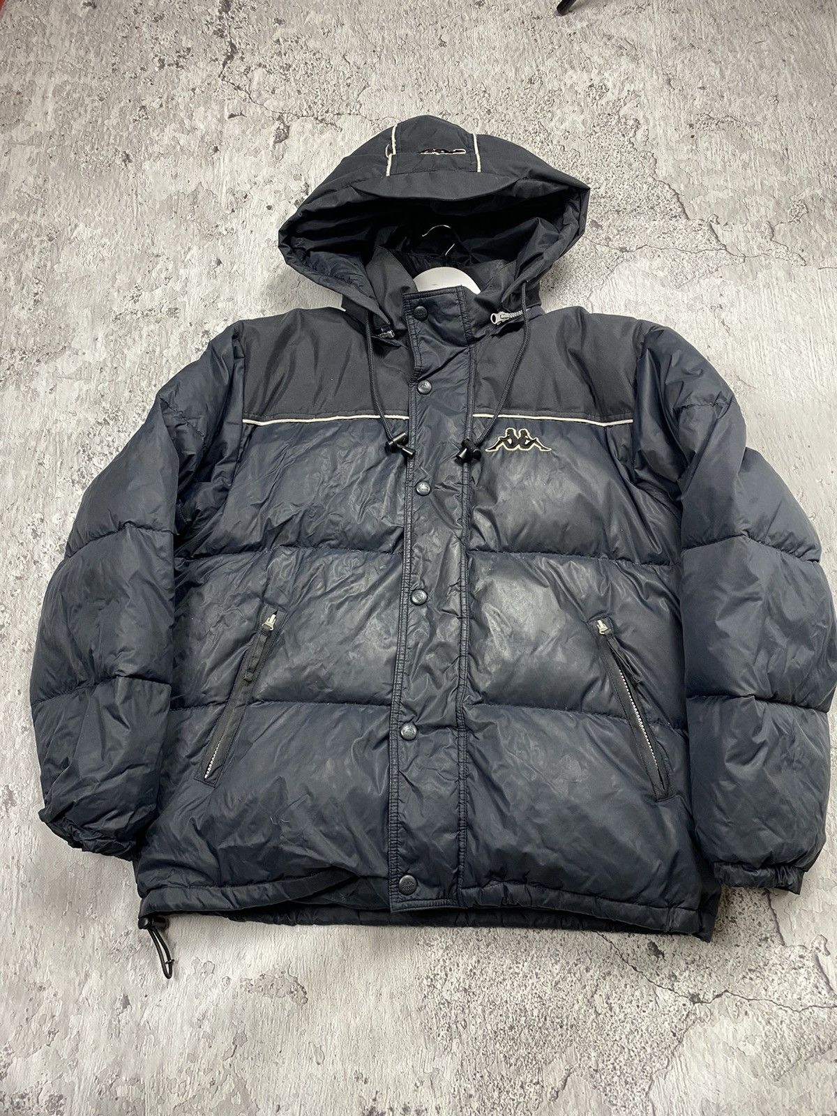 Vintage Vintage 90s KAPPA PUFFER DOWN Logo Jacket | Grailed