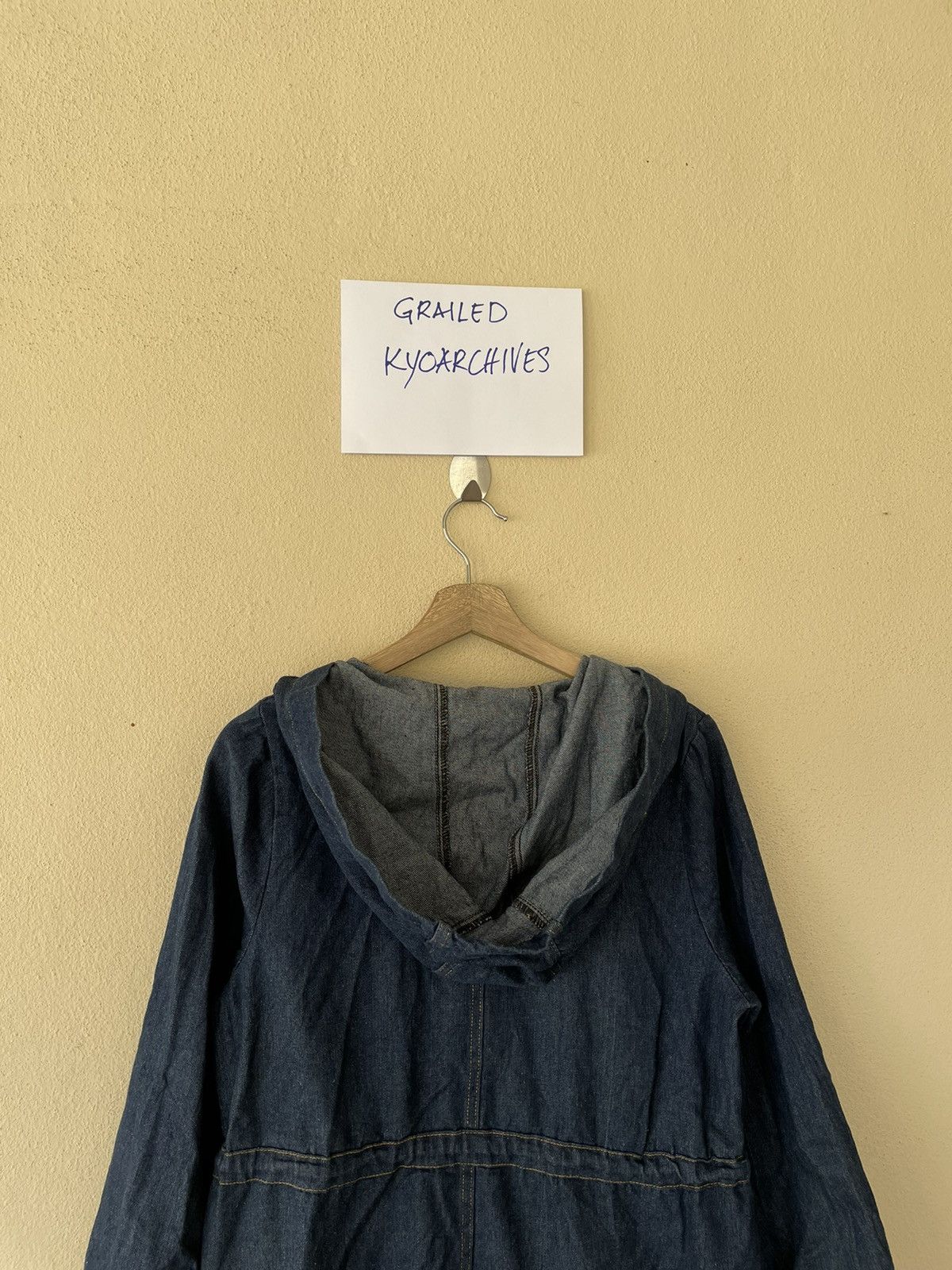 Japanese Brand × Vintage VINTAGE BLUE DENIM PARKAS S-M Size US M / EU 48-50 / 2 - 6 Thumbnail