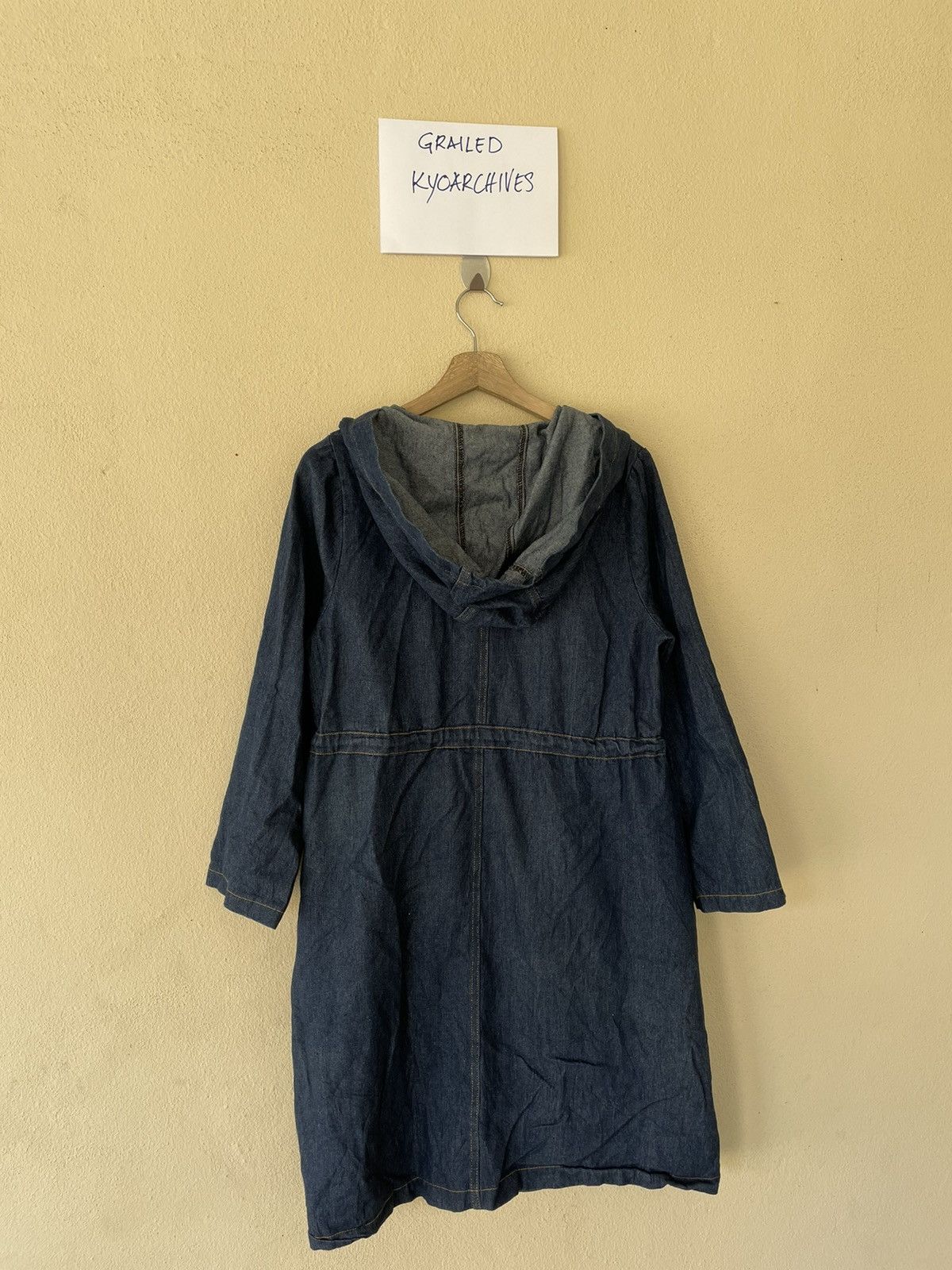 Japanese Brand × Vintage VINTAGE BLUE DENIM PARKAS S-M Size US M / EU 48-50 / 2 - 4 Thumbnail