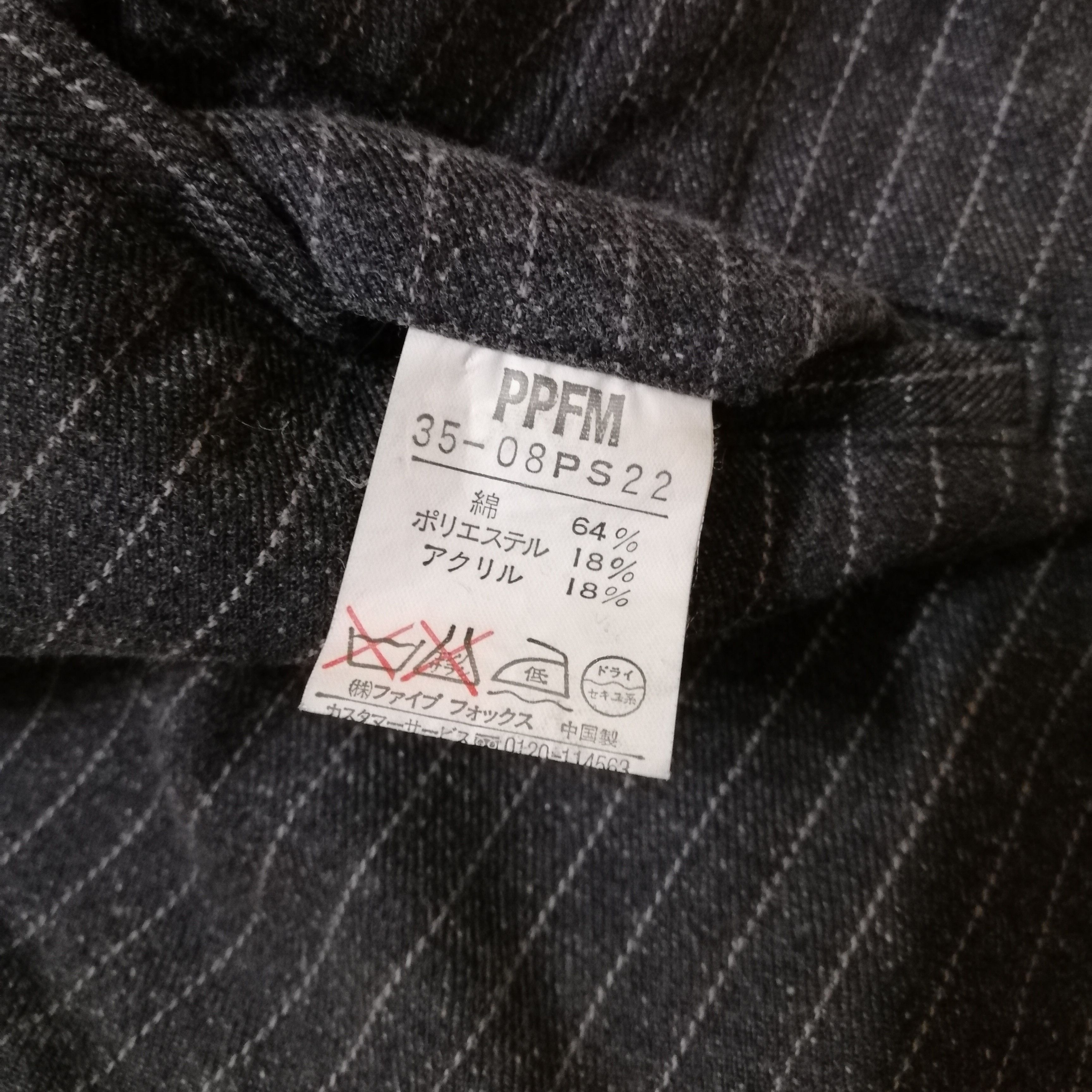 Japanese Brand 🔥PPFM japanese brands pinstripe cargo pants Size US 32 / EU 48 - 6 Thumbnail