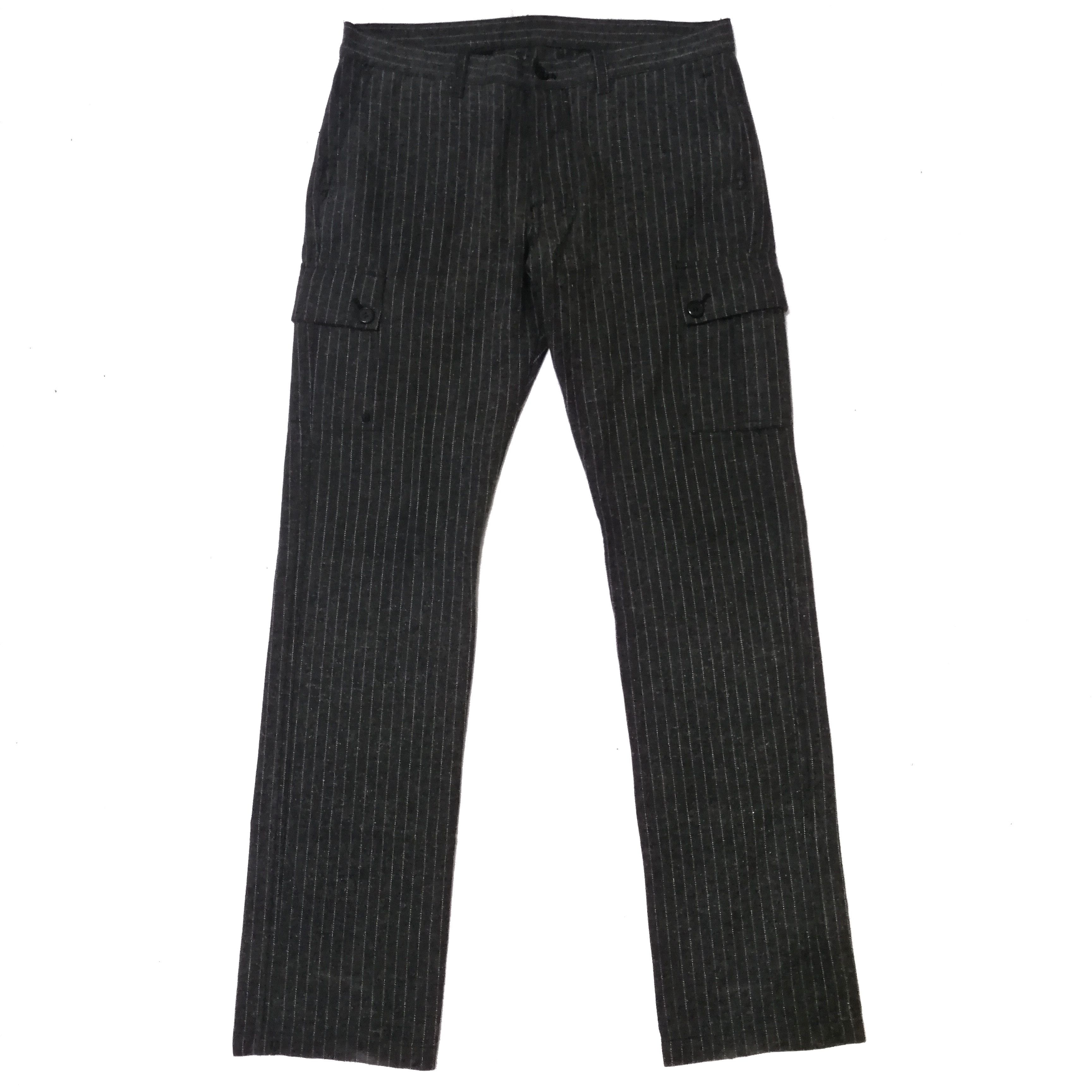Japanese Brand 🔥PPFM japanese brands pinstripe cargo pants Size US 32 / EU 48 - 1 Thumbnail