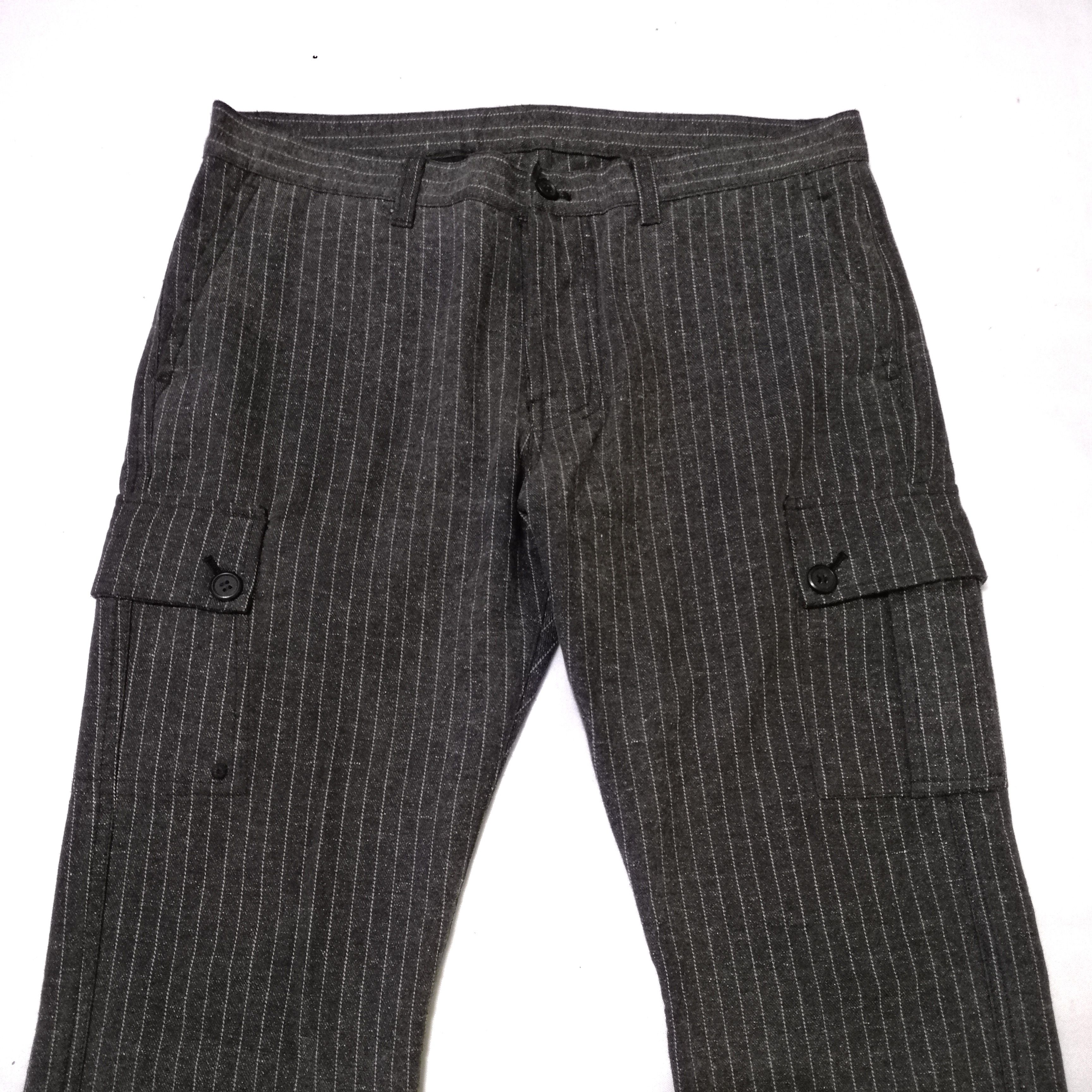 Japanese Brand 🔥PPFM japanese brands pinstripe cargo pants Size US 32 / EU 48 - 3 Thumbnail
