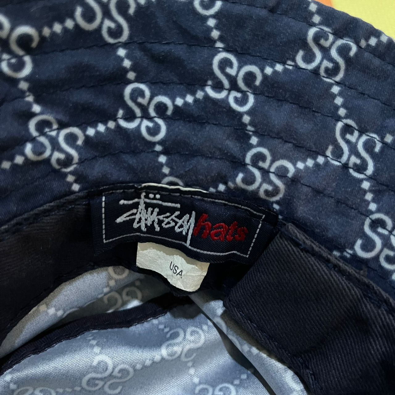 Stussy Vintage STUSSY usa monogram bucket hat Size 38 - 3 Thumbnail