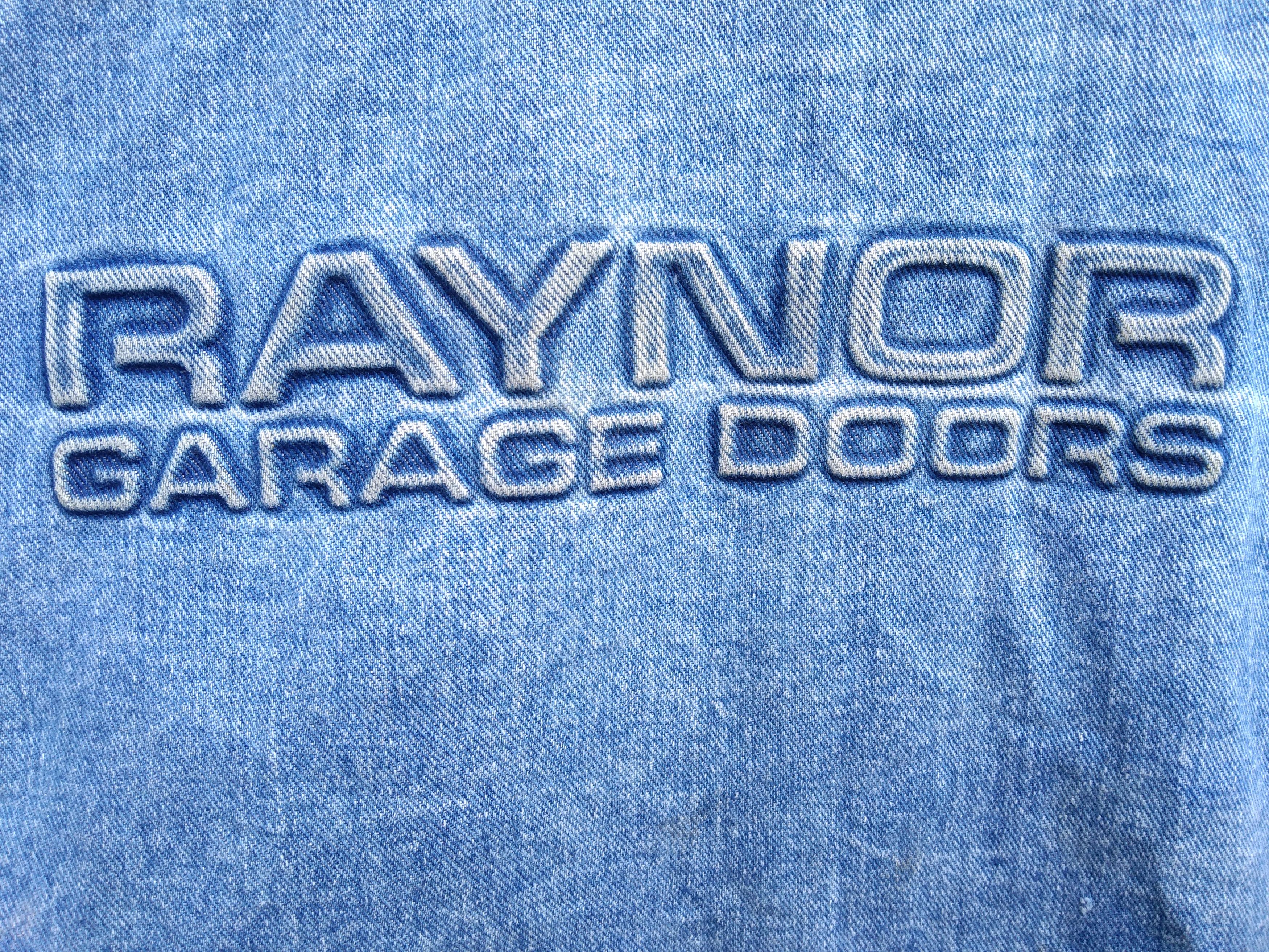 Vintage VINTAGE RAYNOR GARRAGE DOORS WORKERS DENIM JACKET Size US XL / EU 56 / 4 - 15 Thumbnail