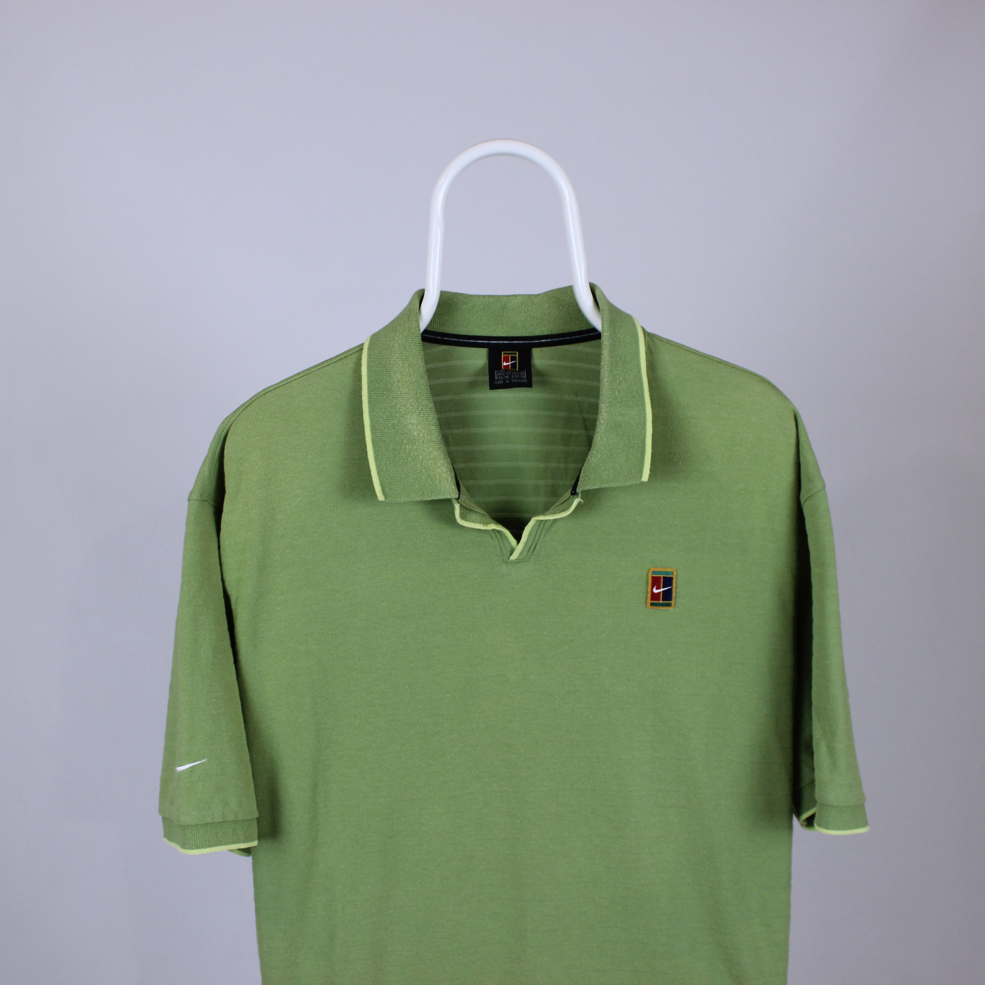 Nike Vintage Nike court polo shirt rare green golf | Grailed