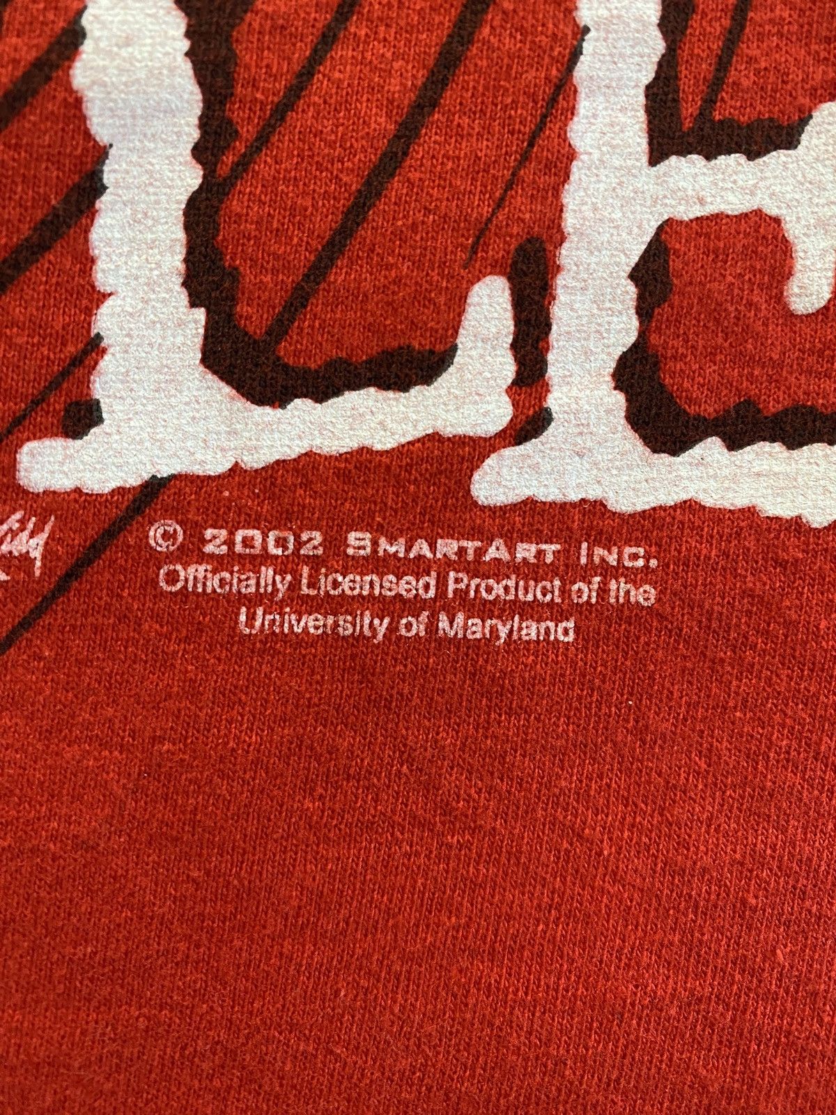 Fruit Of The Loom Vintage 2002 Maryland Terps Basketball Fear the Turtle Tee Size US M / EU 48-50 / 2 - 10 Thumbnail