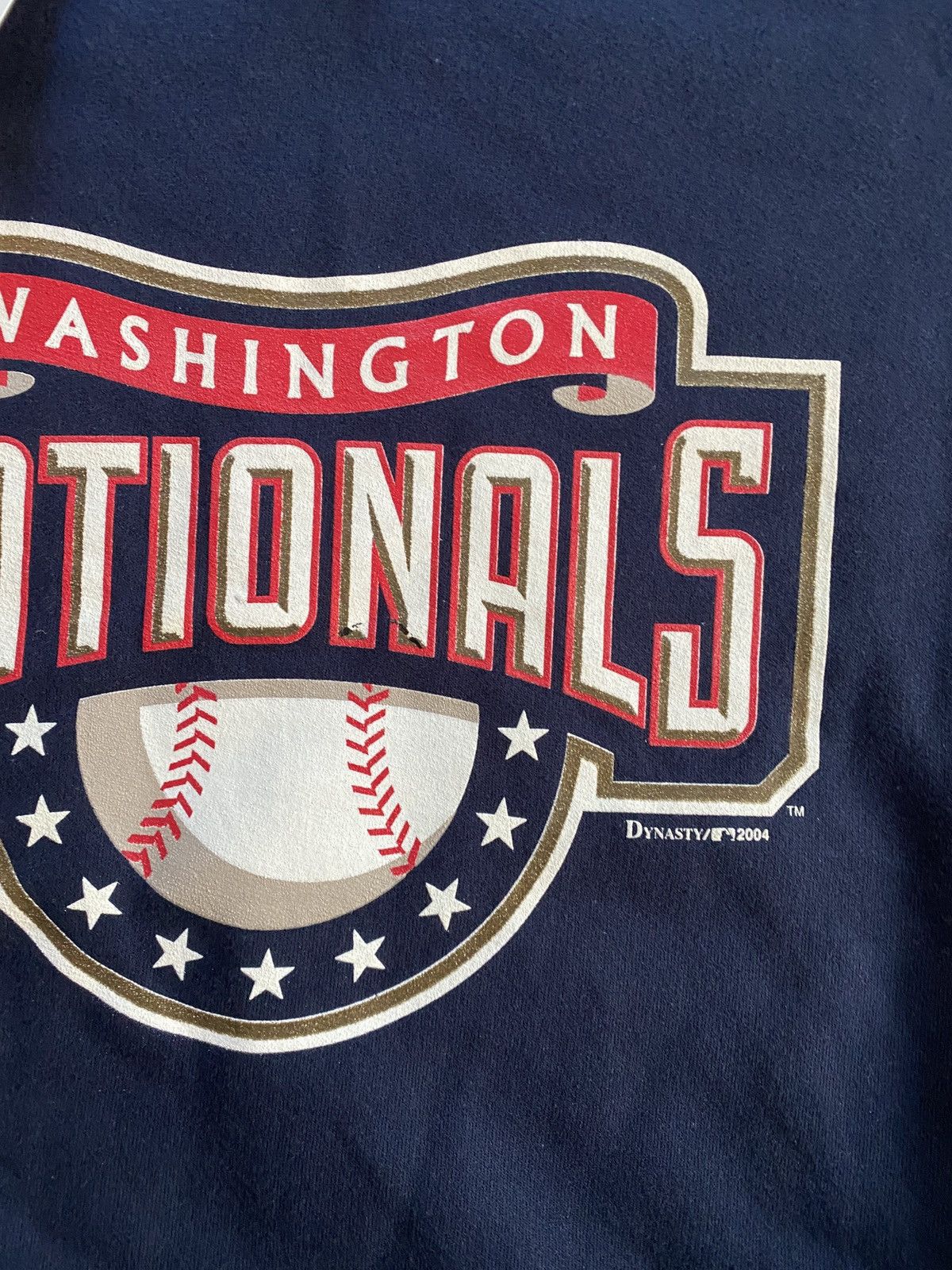 MLB Vintage ‘04 NWT Washington Nationals Crewneck Sweatshirt New Size US XL / EU 56 / 4 - 4 Thumbnail