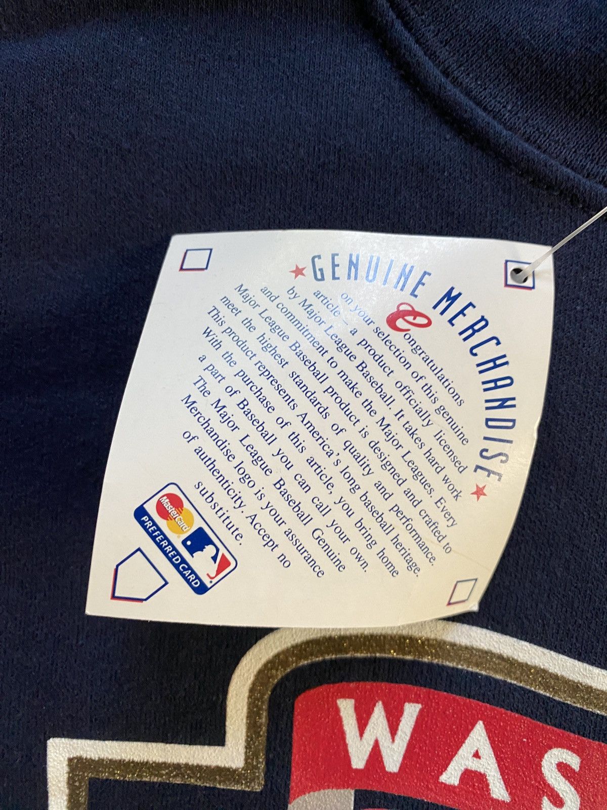 MLB Vintage ‘04 NWT Washington Nationals Crewneck Sweatshirt New Size US XL / EU 56 / 4 - 7 Thumbnail