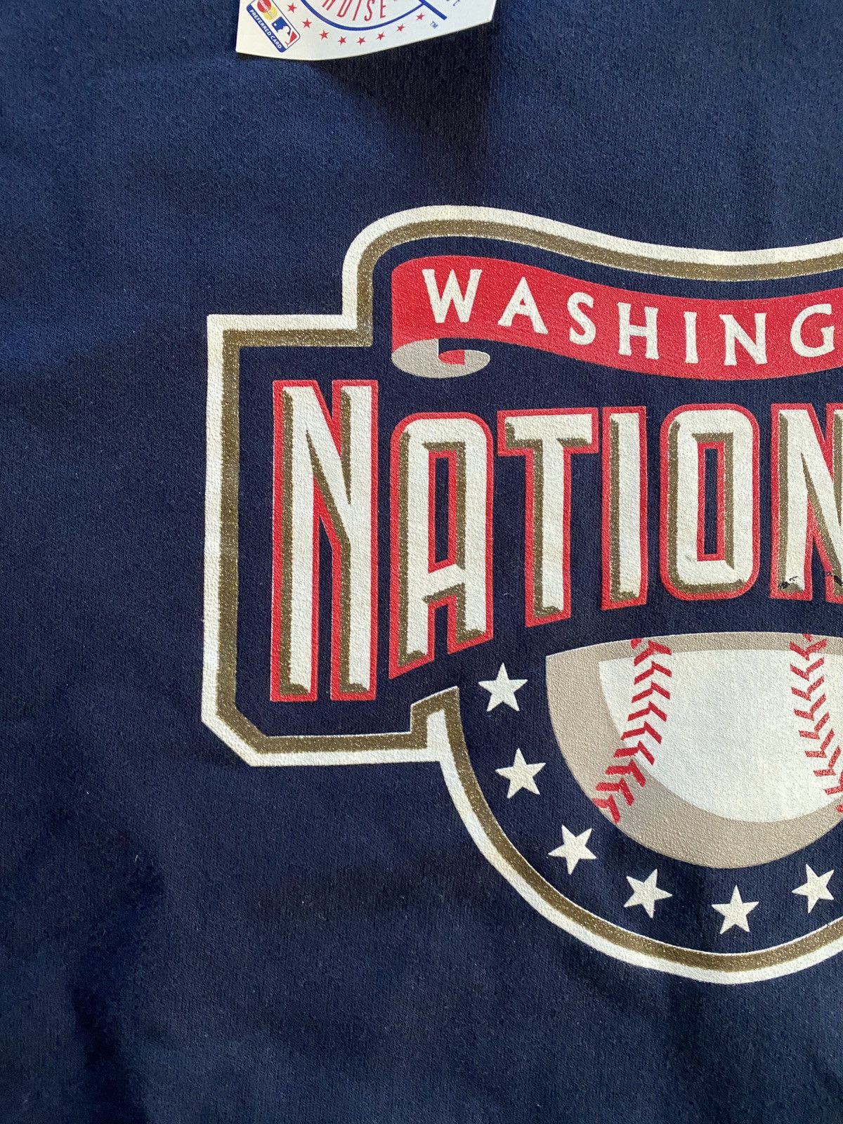 MLB Vintage ‘04 NWT Washington Nationals Crewneck Sweatshirt New Size US XL / EU 56 / 4 - 3 Thumbnail